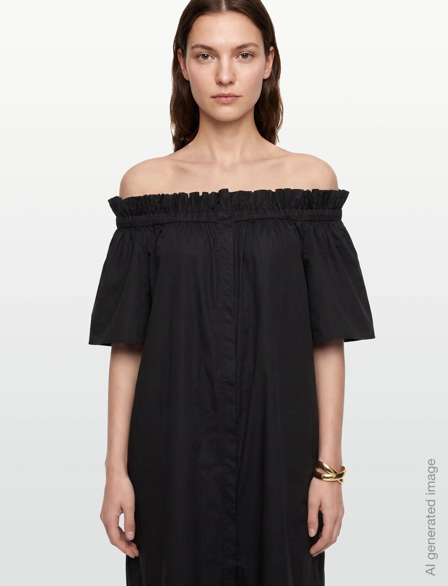 Copenhagen Muse - CMSHIRLEY-DRESS - midikleider - black - 3
