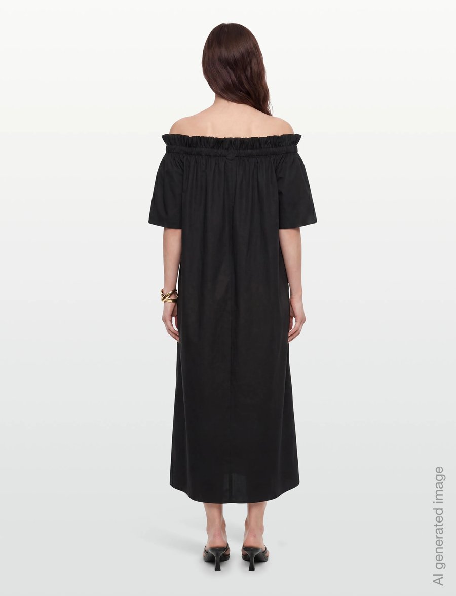 Copenhagen Muse - CMSHIRLEY-DRESS - midikleider - black - 4