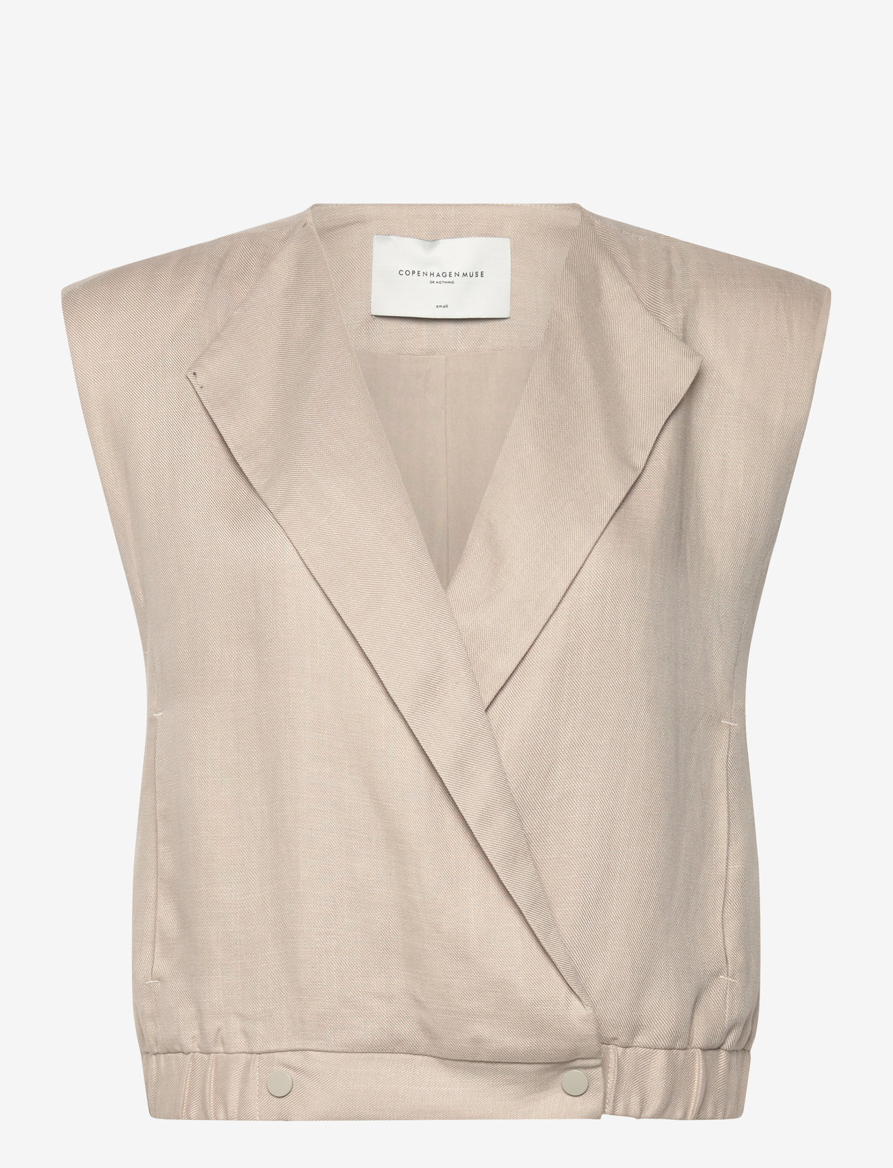 Copenhagen Muse - CMNATULI-WAISTCOAT  - oyster gray - 0