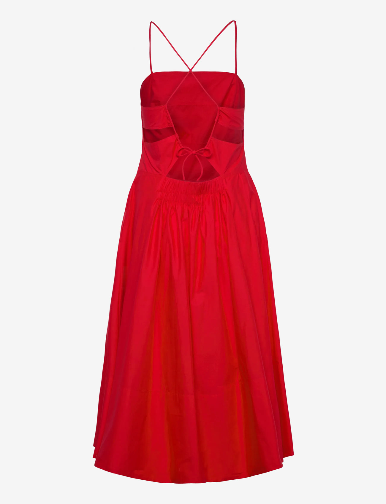 Copenhagen Muse - CMPOPLIN-DRESS - sommerkjoler - tomato - 1