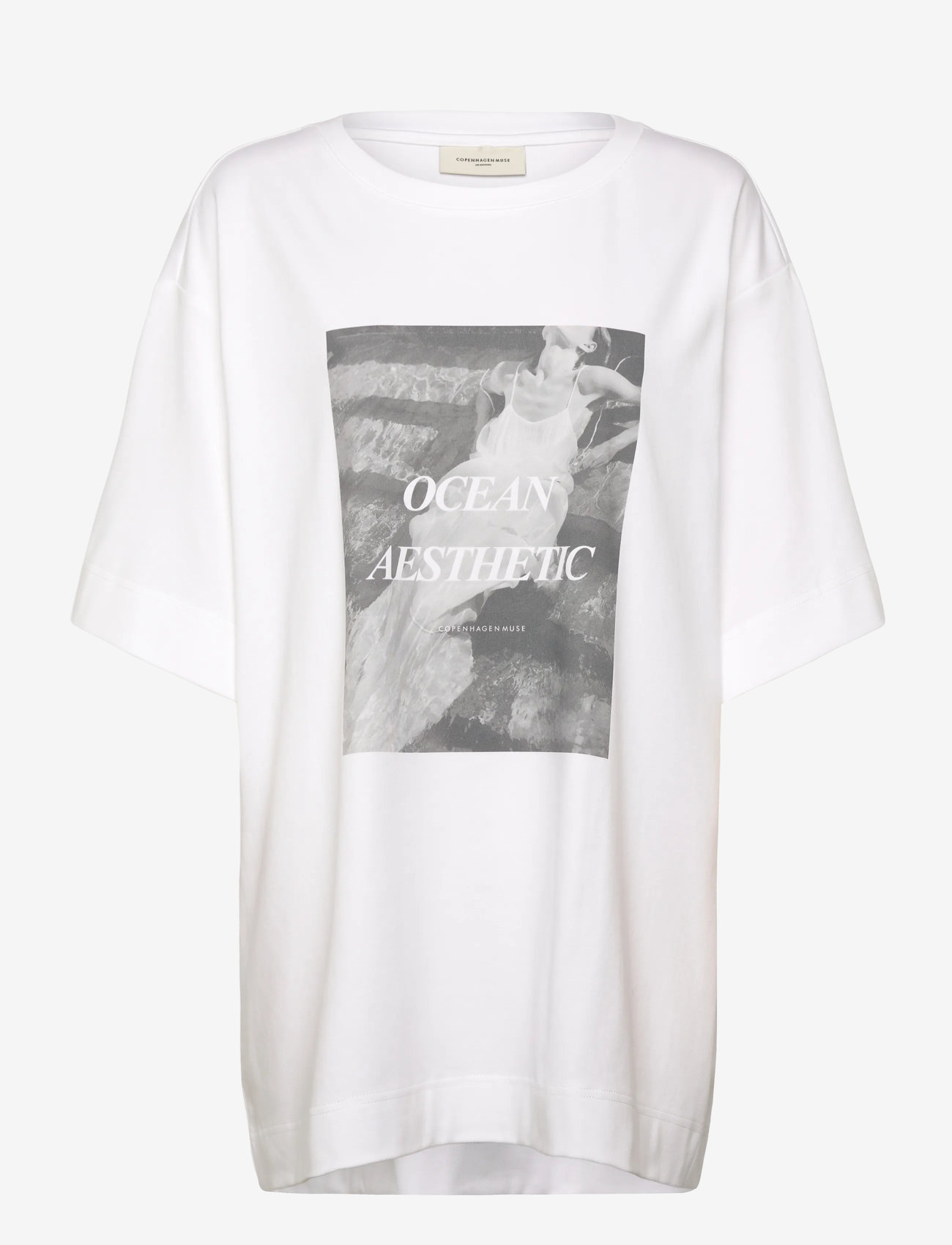 Copenhagen Muse - CMMUSE-TEE - herbstliche kleidung - bright white - 0