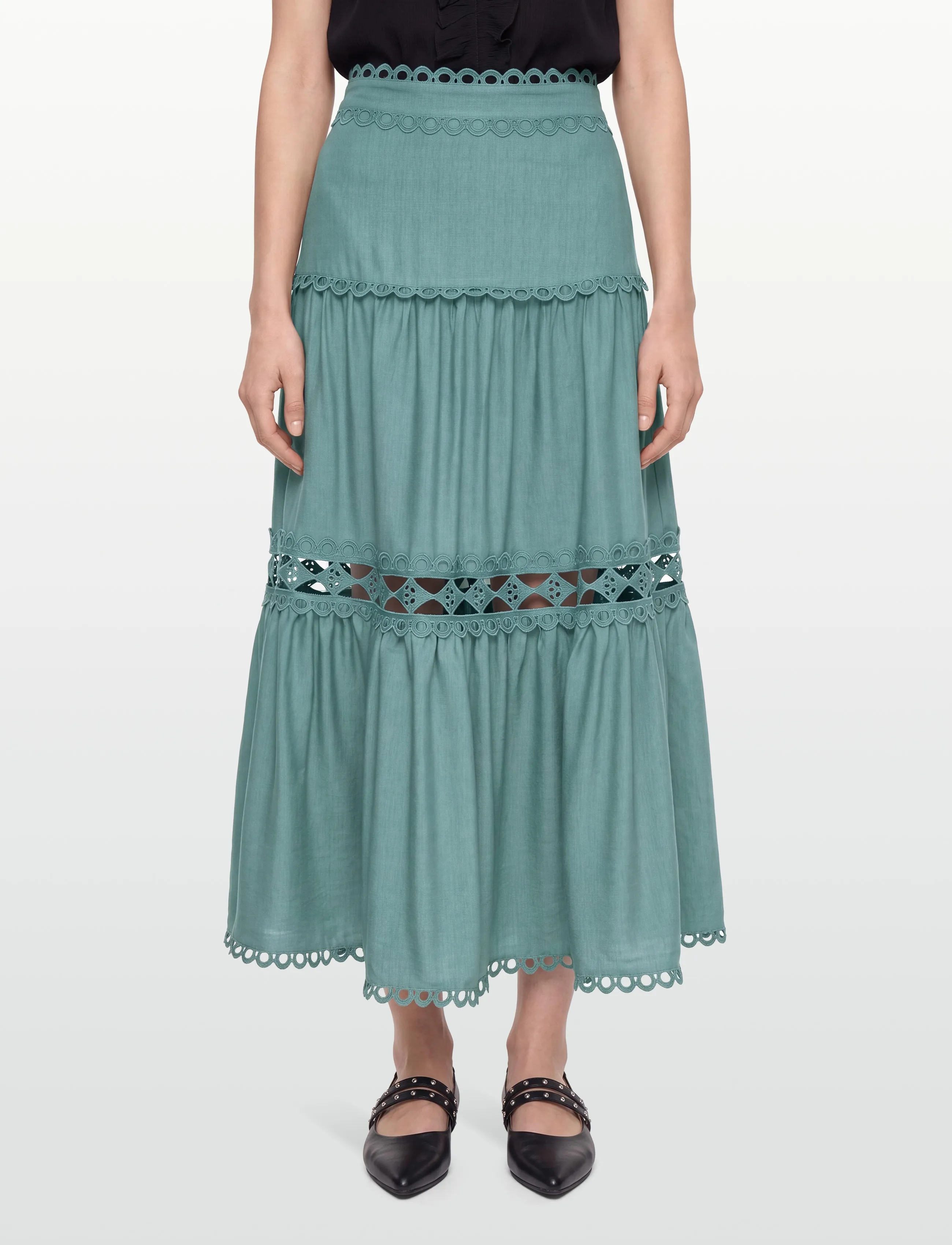 Copenhagen Muse - CMASLEAH-SKIRT - maxikjolar - arctic - 3