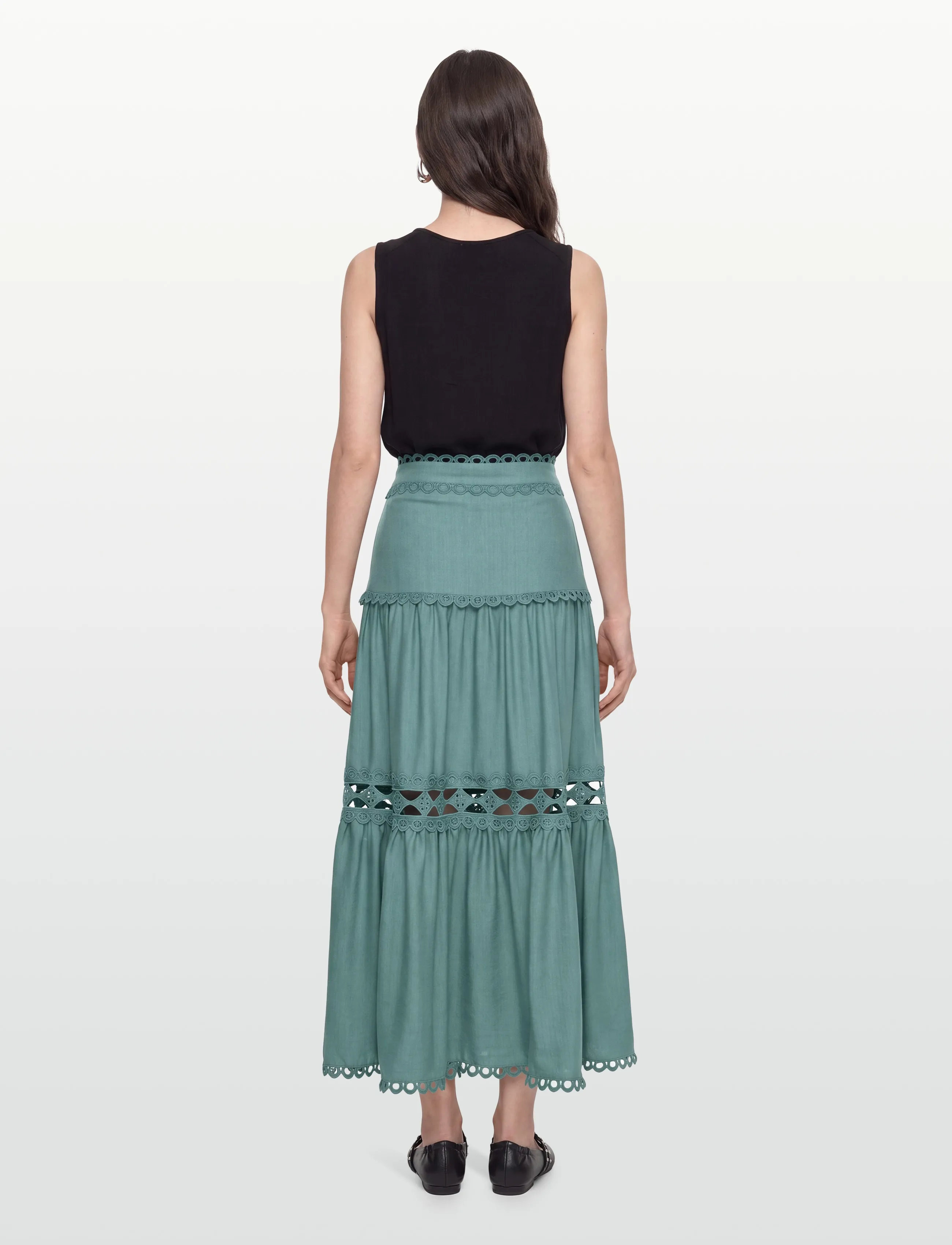 Copenhagen Muse - CMASLEAH-SKIRT - maxikjolar - arctic - 4