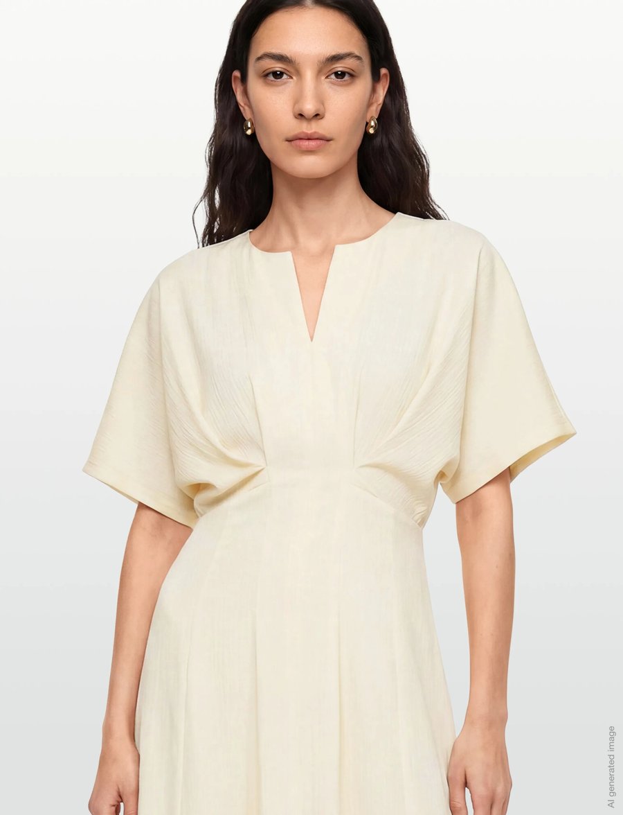 Copenhagen Muse - CMVIANNA-DRESS - sommerkleider - lemon icing - 3