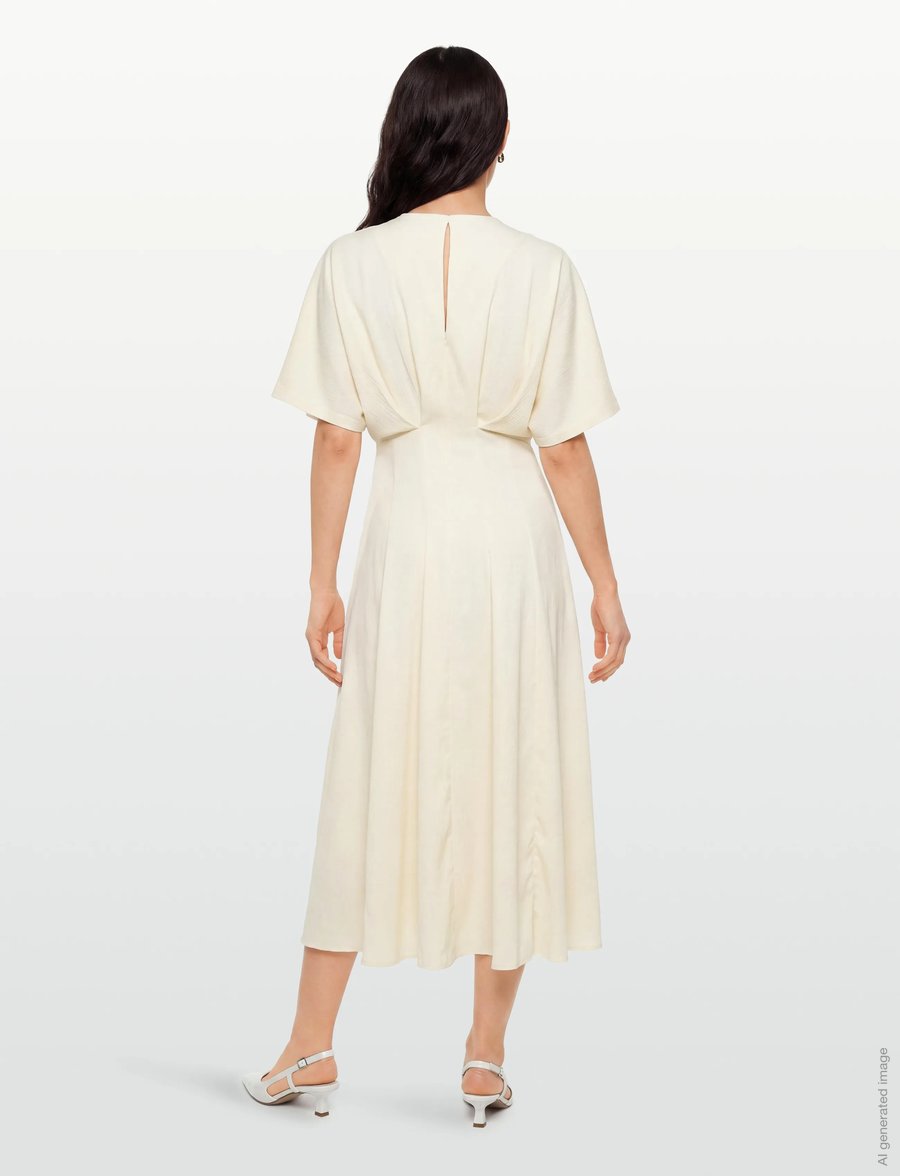 Copenhagen Muse - CMVIANNA-DRESS - sommerkleider - lemon icing - 4