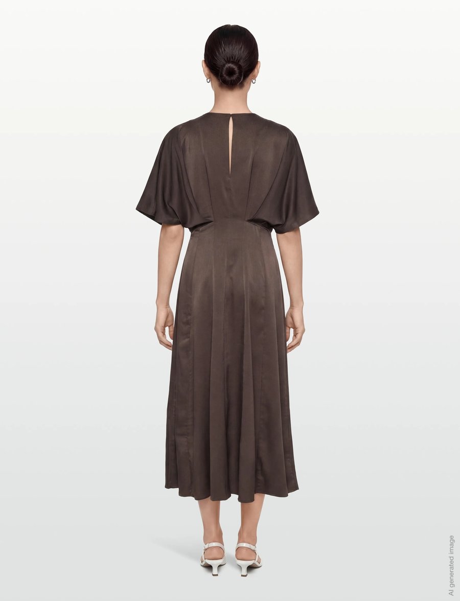 Copenhagen Muse - CMVIANNA-DRESS - sommerkjoler - mulch - 4