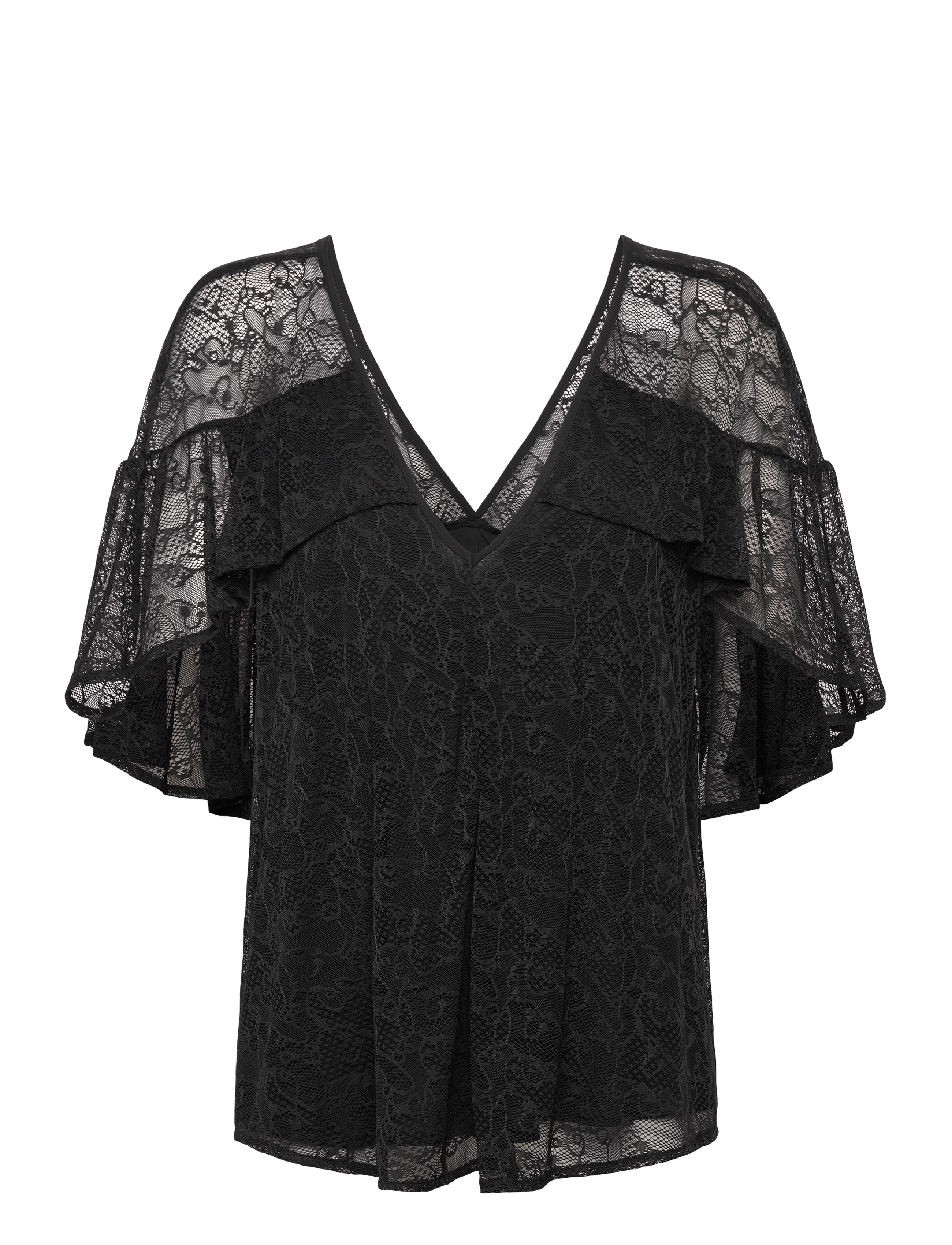Copenhagen Muse - CMEA-BLOUSE - lühikeste varrukatega pluusid - black - 0