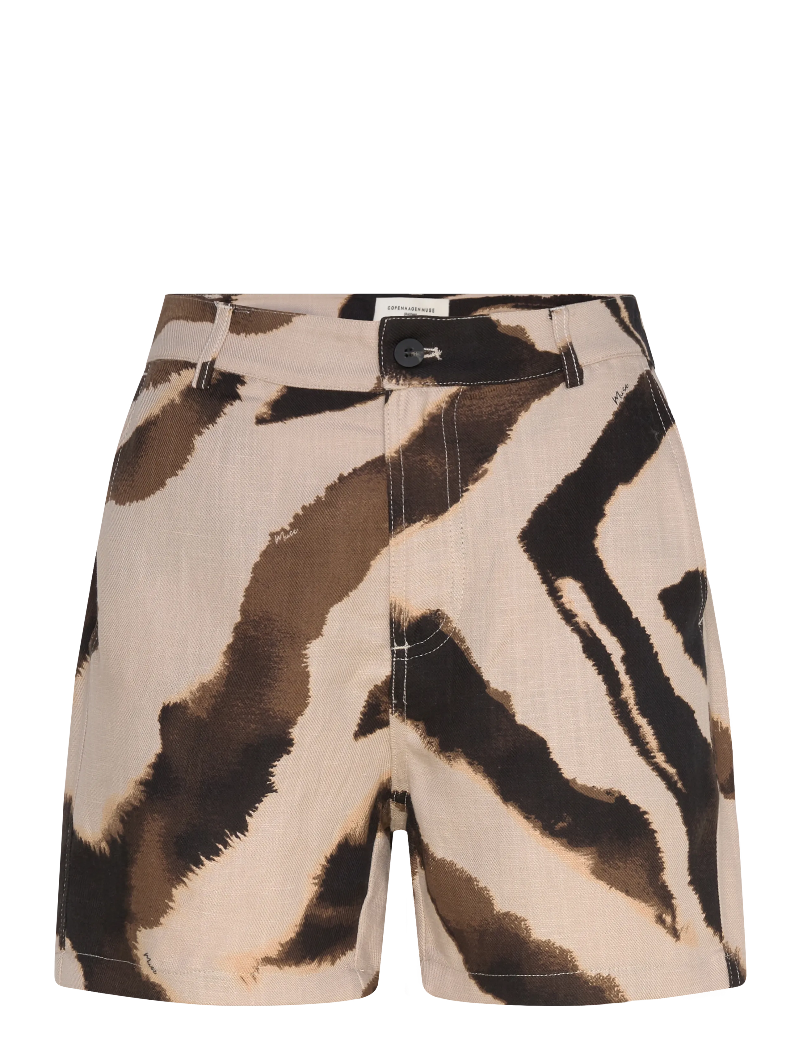 Copenhagen Muse CMNATULI-SHORTS - Shorts - PEYOTE W. BLACK / beige