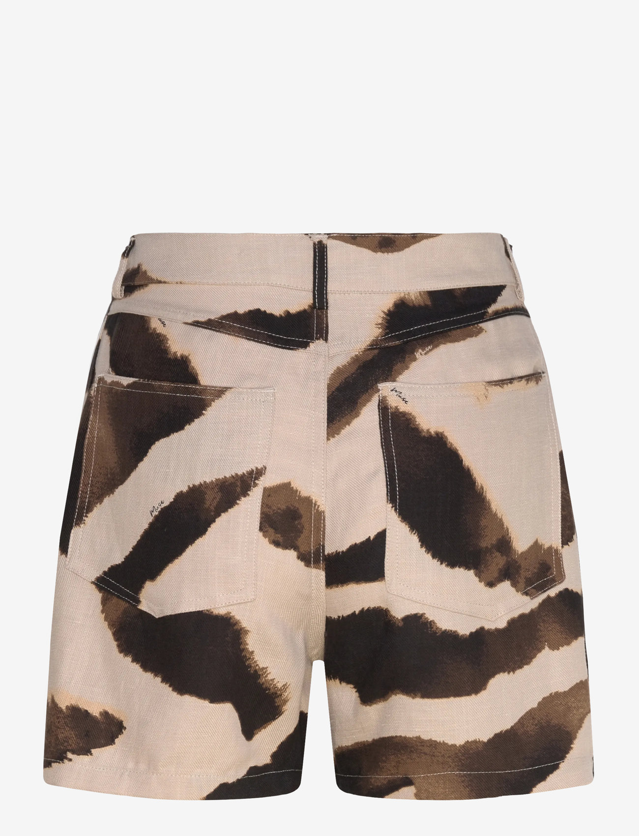 Copenhagen Muse - CMNATULI-SHORTS - casual shorts - peyote w. black - 1