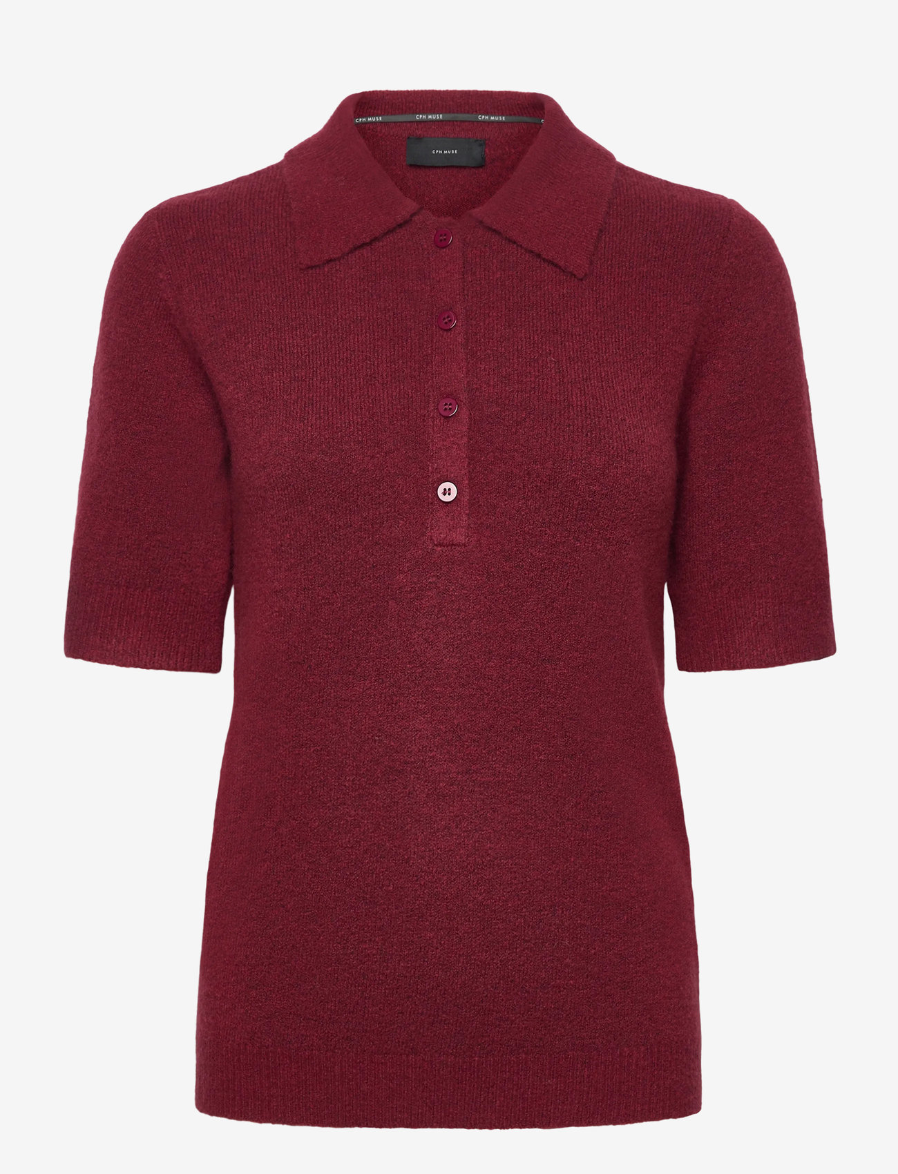 Copenhagen Muse - CMKAMI-POLO - polo marškinėliai - red pear - 0