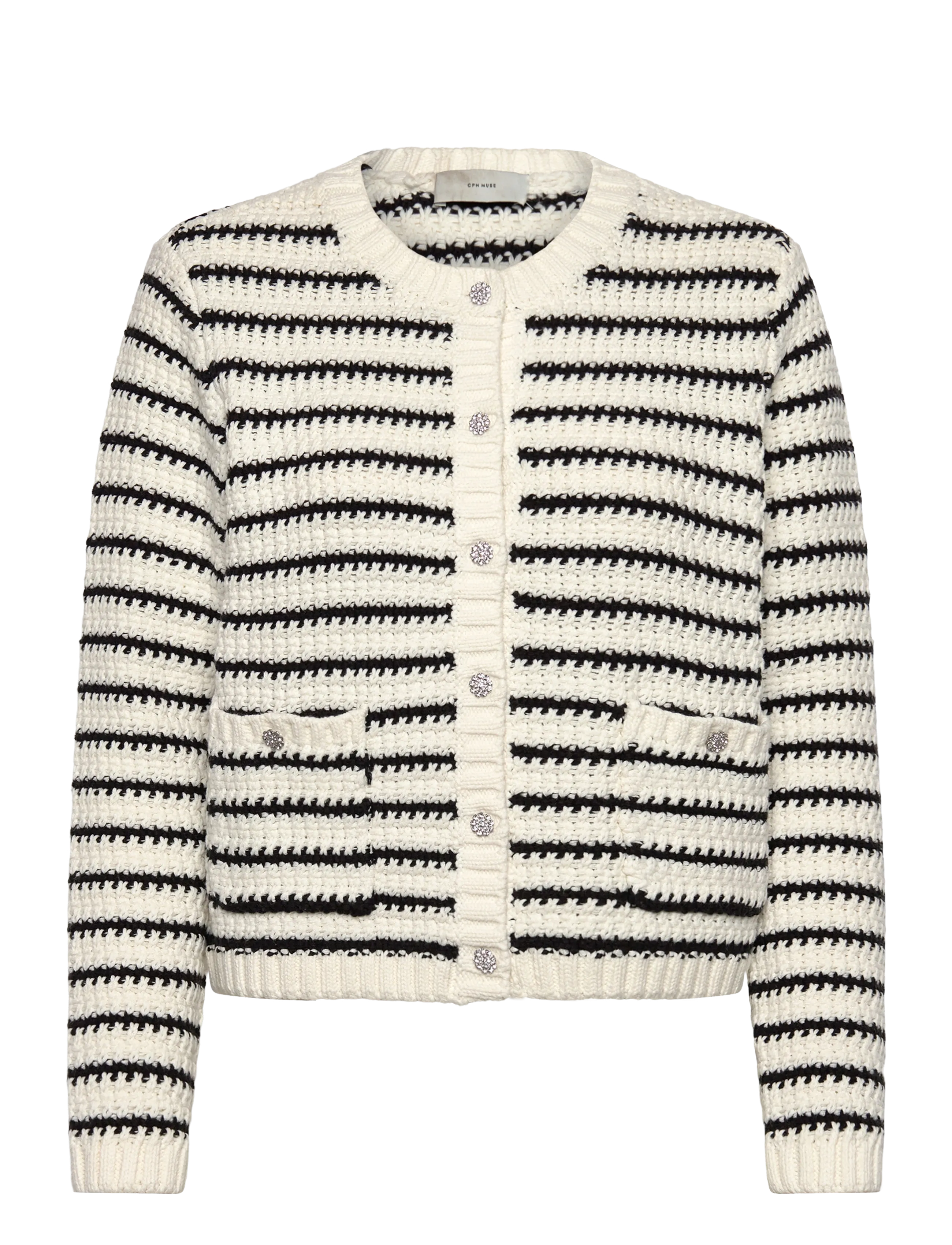 CMKOTOM-CARDIGAN - JET STREAM W. BLACK