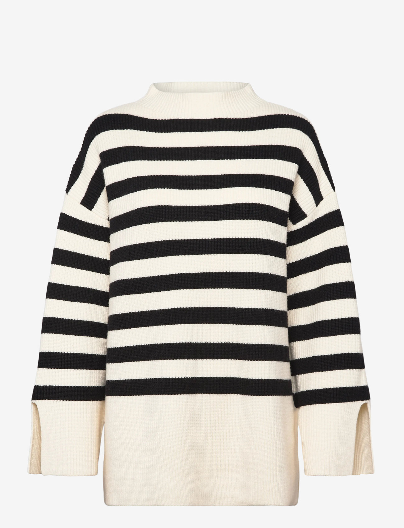 Copenhagen Muse - CMCOLIN-PULLOVER - stickade tröjor - jet stream w. black - 0