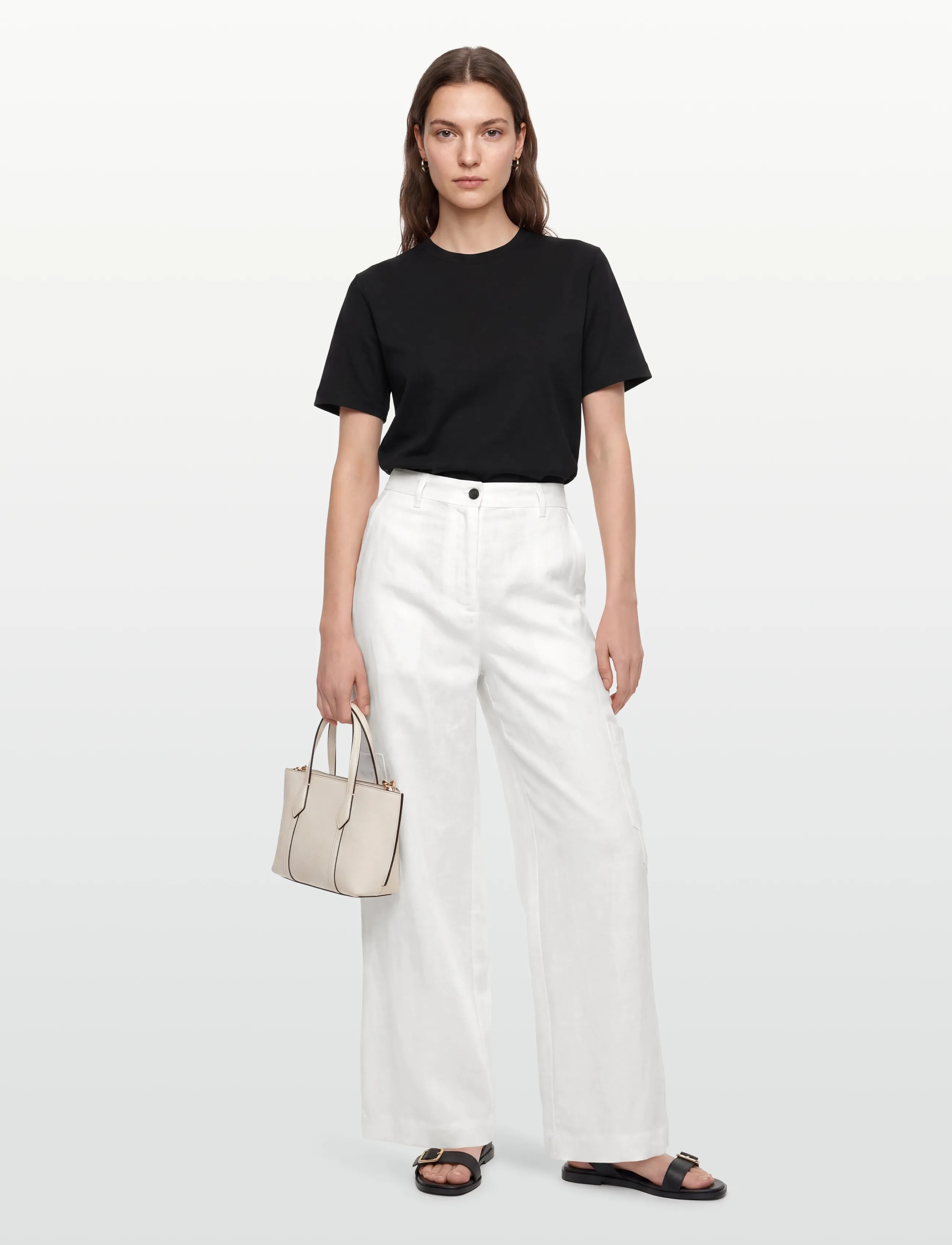 Copenhagen Muse cmnatuli-Pants, XS, White, Bukser > Brede Ben, Dame