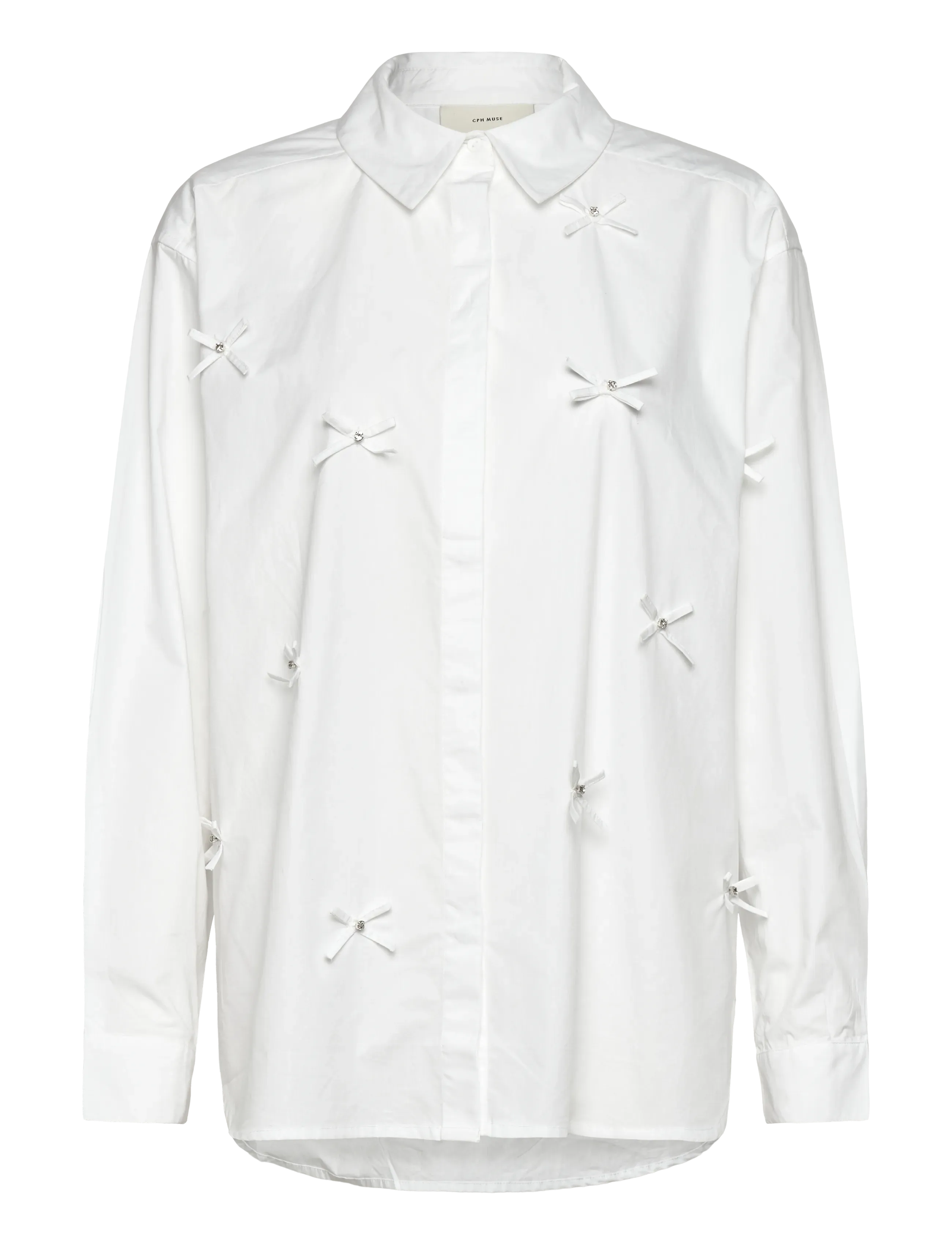 Copenhagen Muse - CMVATAN-SHIRT - langärmlige hemden - bright white - 0