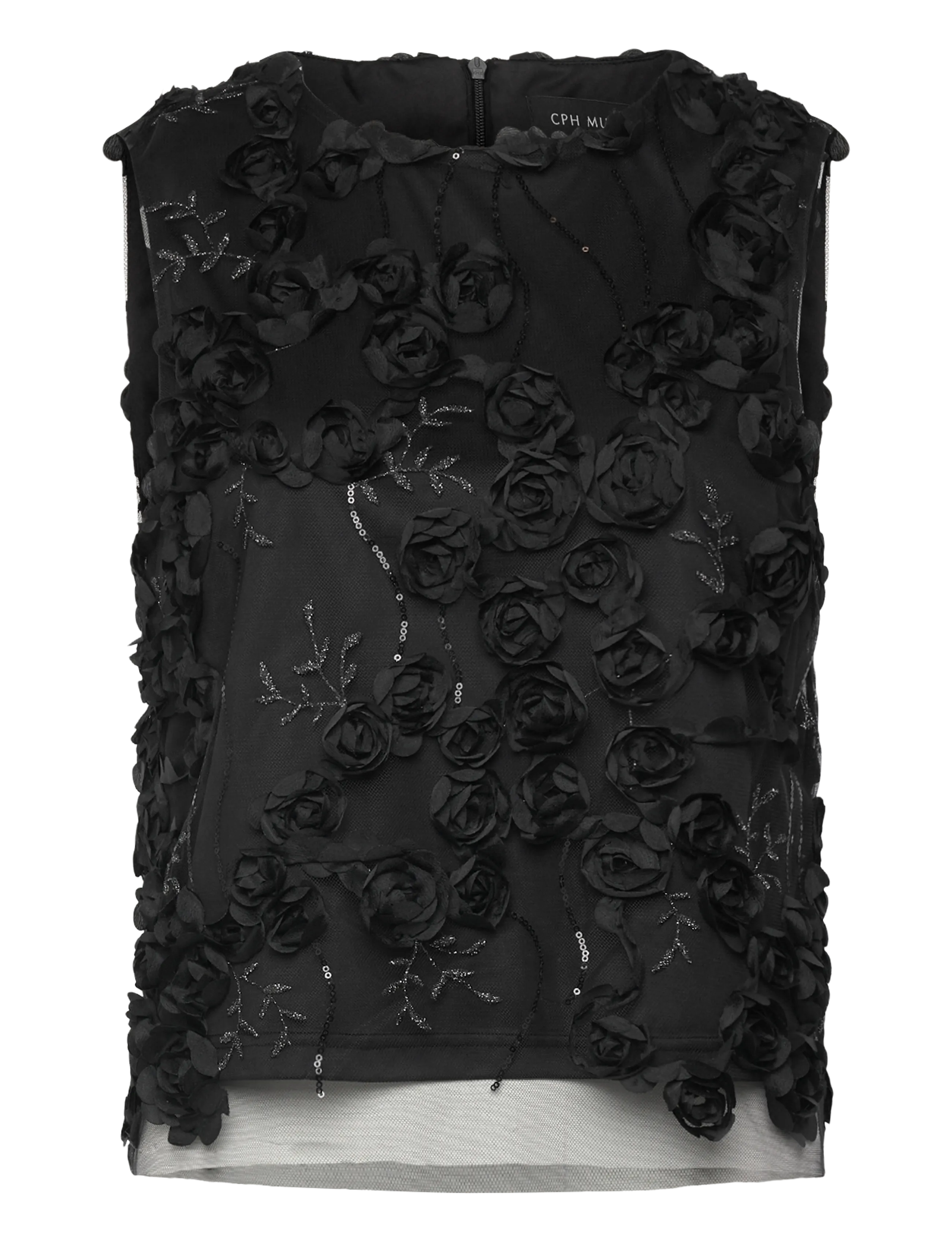 COPENHAGEN MUSE Cmrosaly-Bluse Schwarz - M - Damen