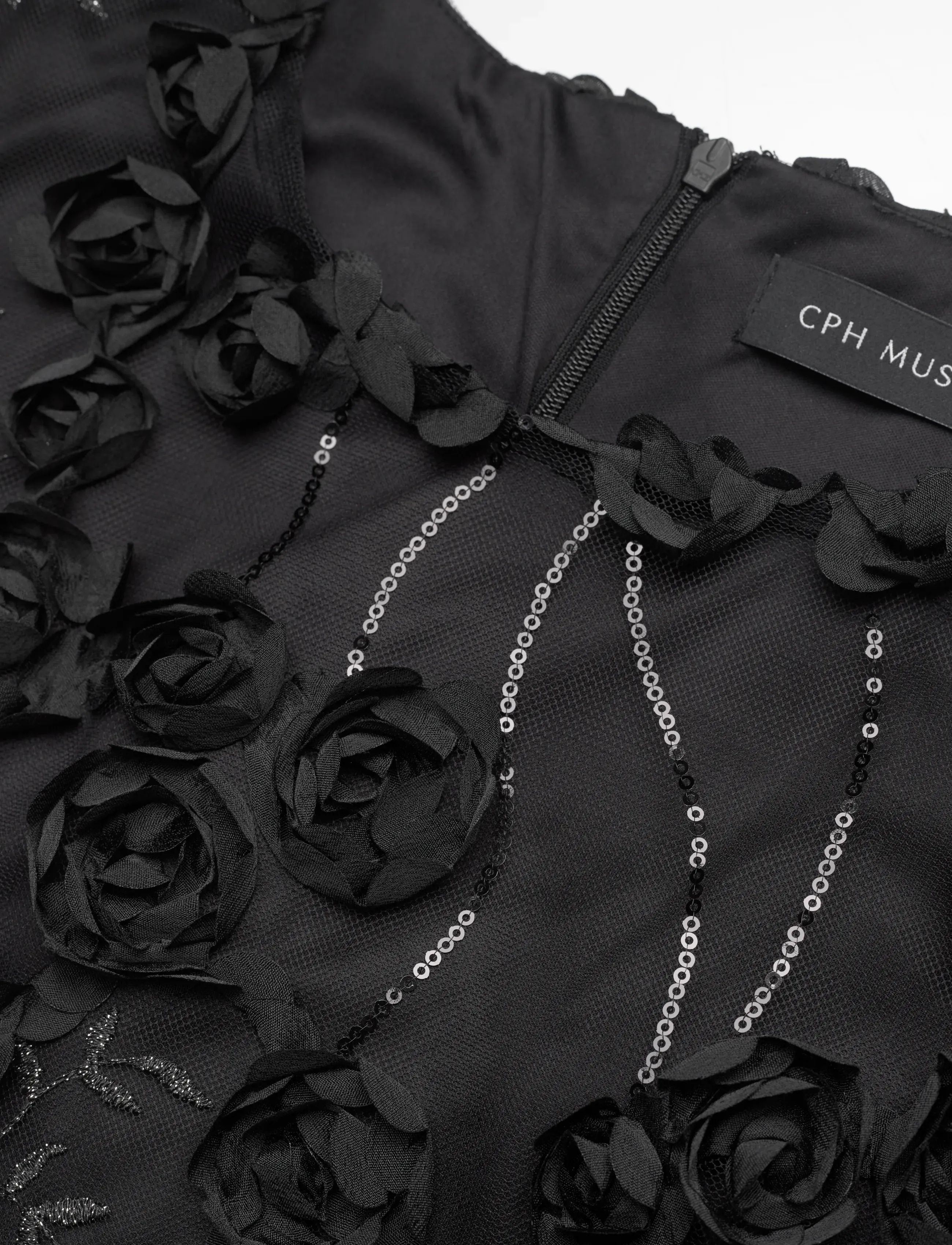 Copenhagen Muse - CMROSALY-BLOUSE - varrukateta pluusid - black - 5