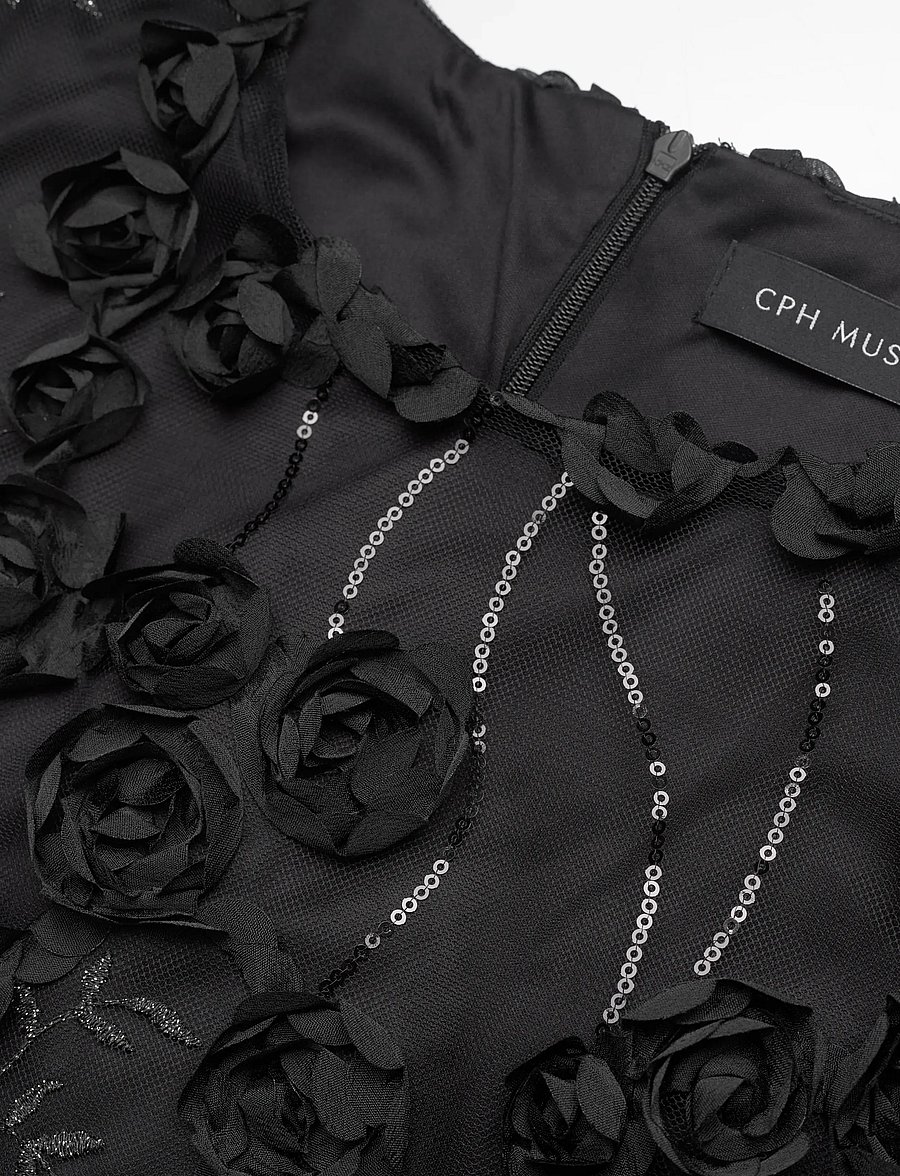 Copenhagen Muse - CMROSALY-BLOUSE - varrukateta pluusid - black - 5