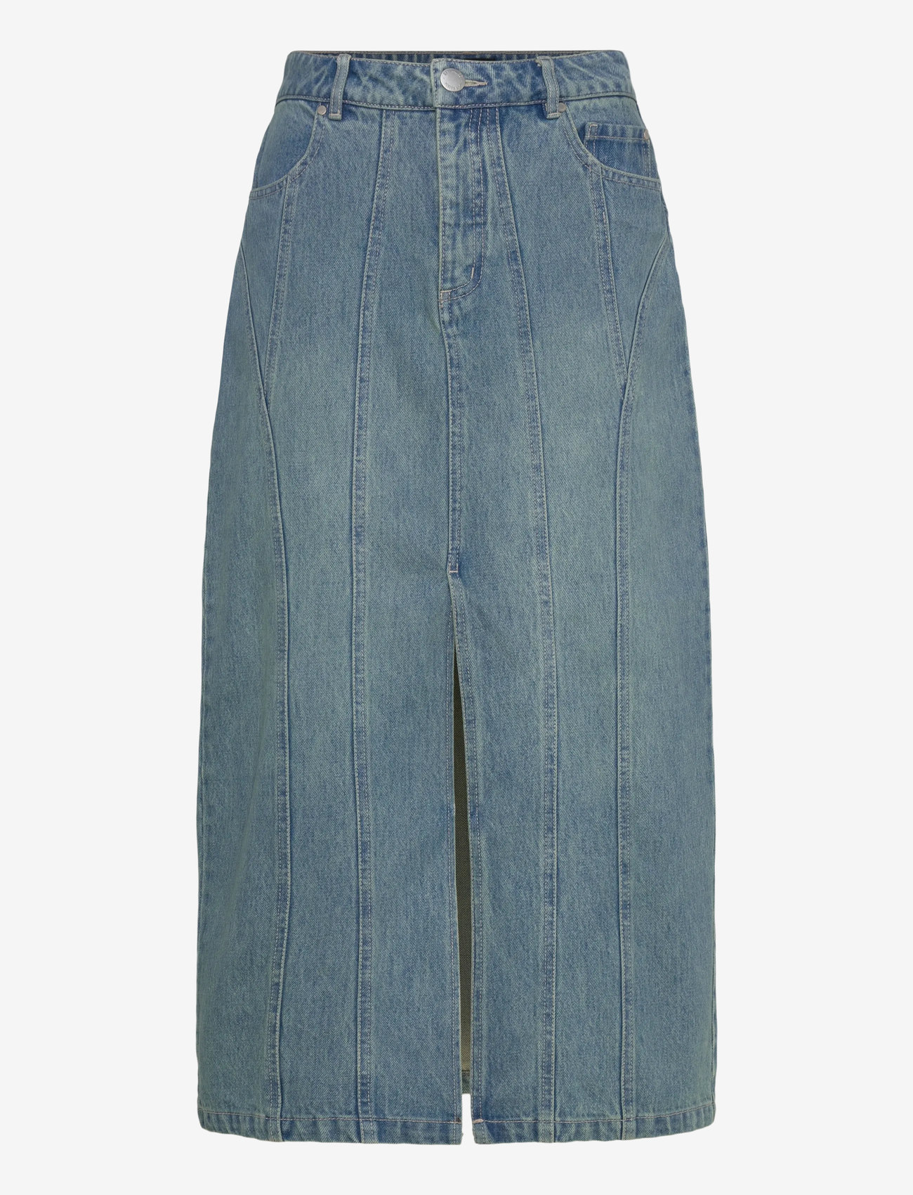 Copenhagen Muse - CMJEANNE-SKIRT - denim skirts - medium dirty washed denim - 1