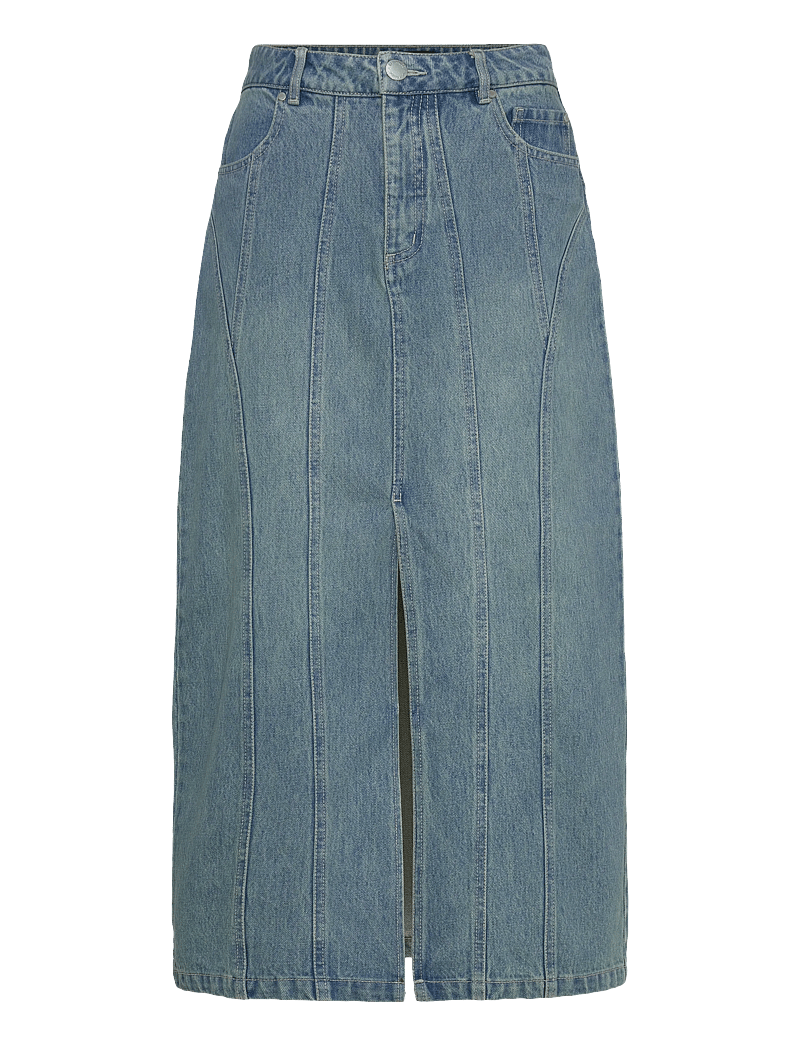 Copenhagen Muse - CMJEANNE-SKIRT - denim skirts - medium dirty washed denim - 1