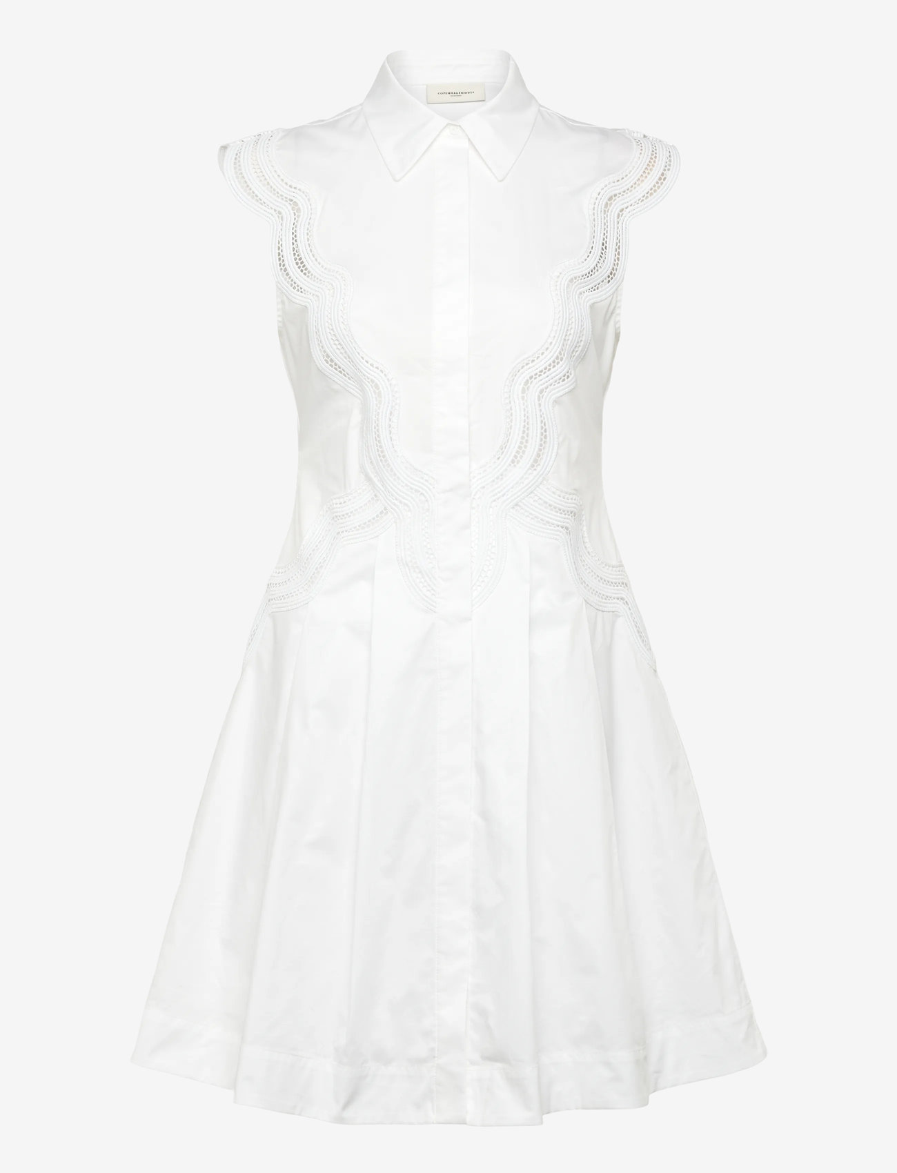 Copenhagen Muse - CMSHIRLEY-DRESS - sommarklänningar - bright white - 0