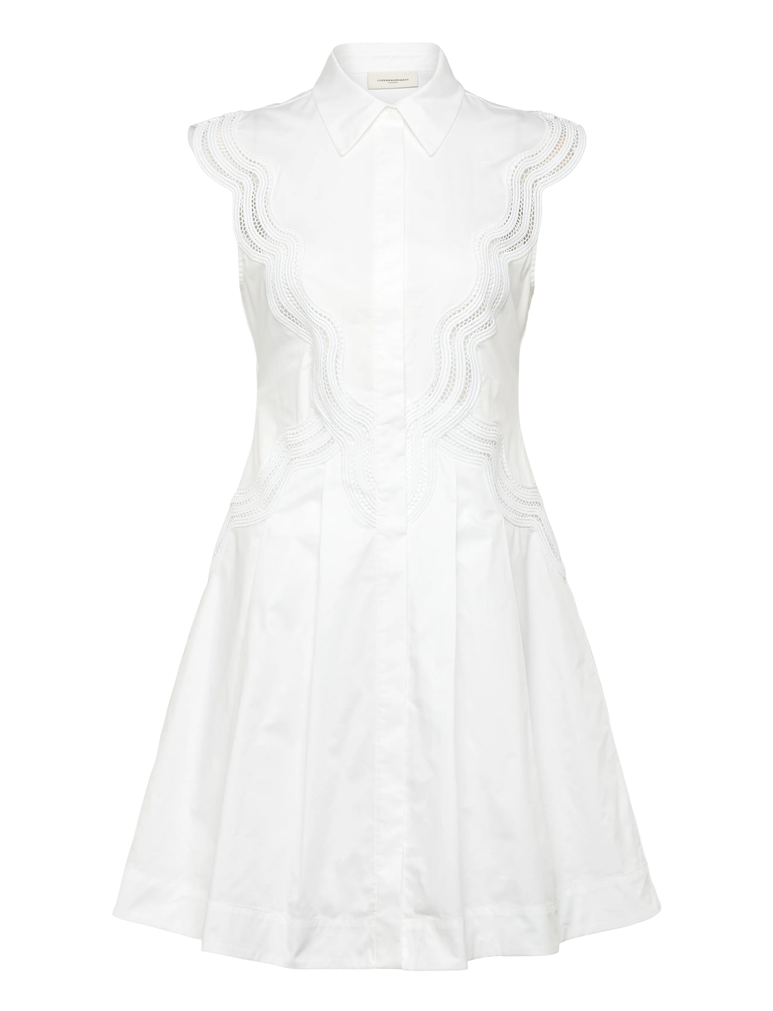 Copenhagen Muse CMSHIRLEY-DRESS - Klänningar - BRIGHT WHITE / white