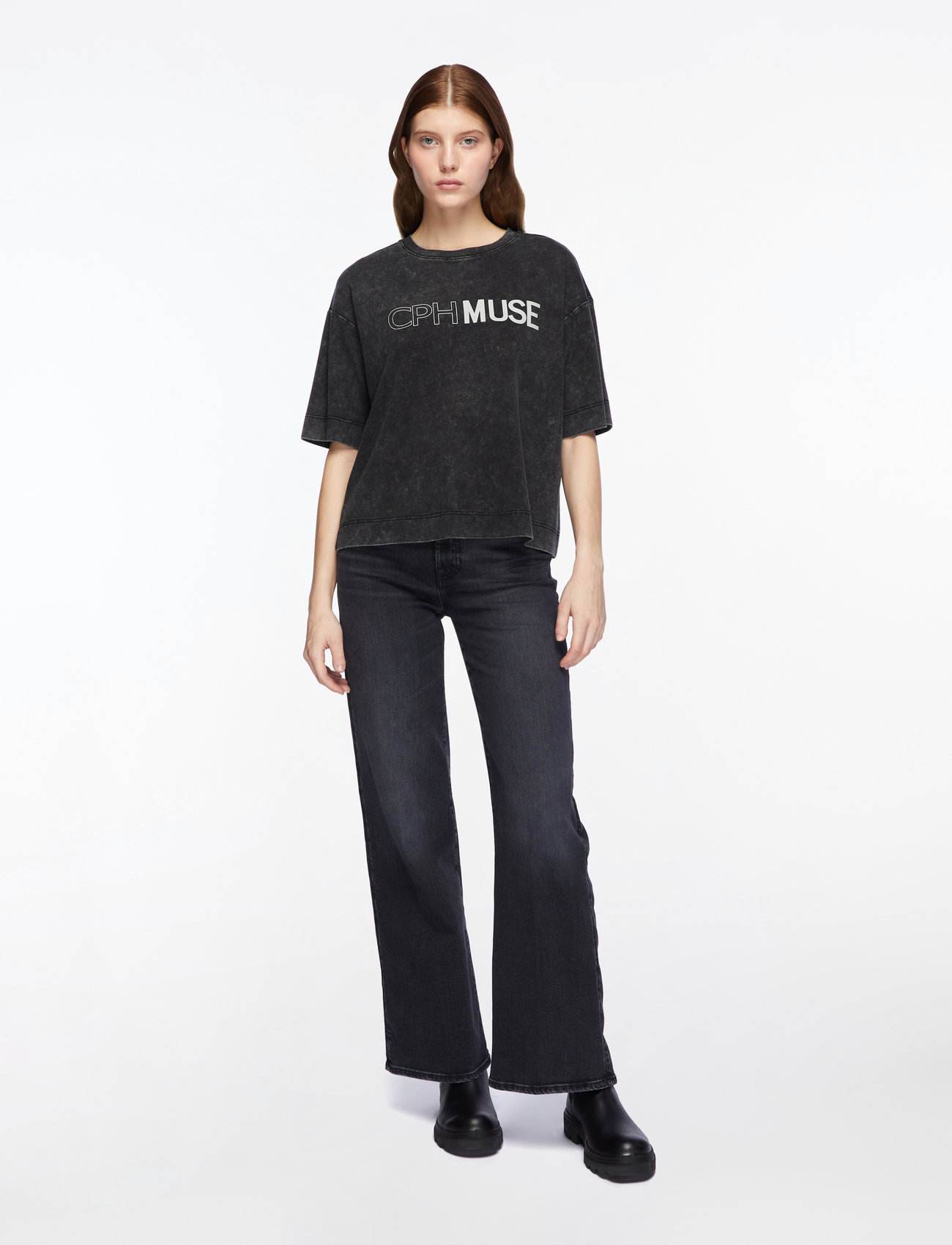 Copenhagen Muse - CMMUSE-TEE - t-shirts - black - 2