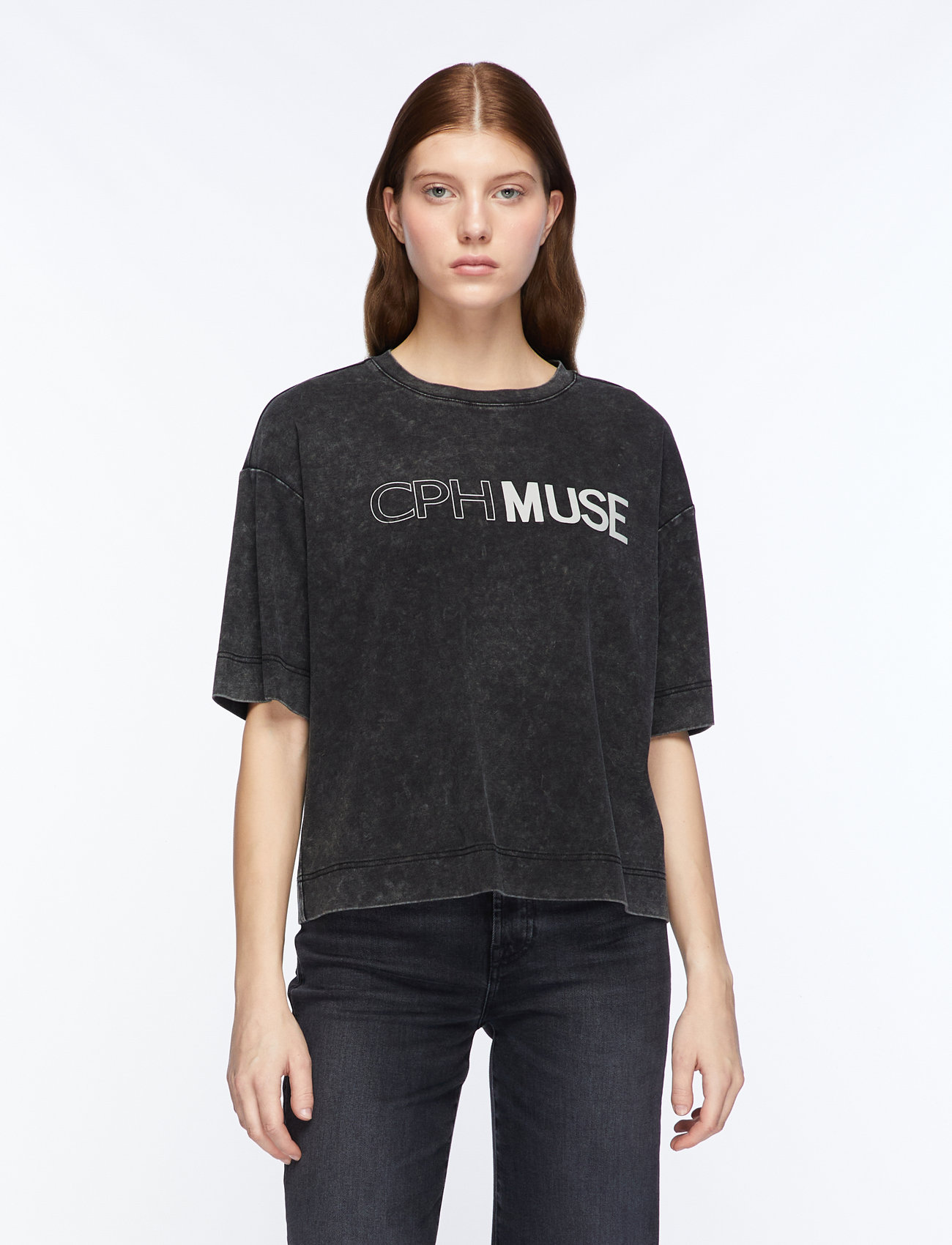 Copenhagen Muse - CMMUSE-TEE - t-shirts - black - 0