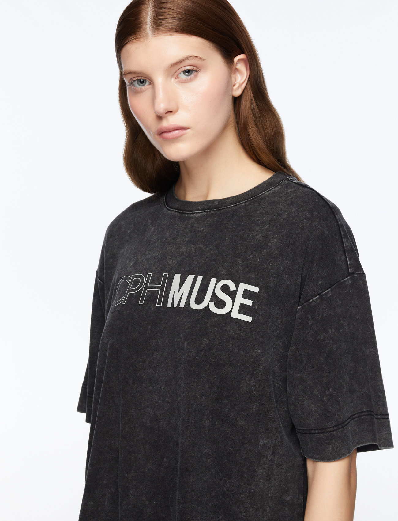 Copenhagen Muse - CMMUSE-TEE - t-shirts - black - 5