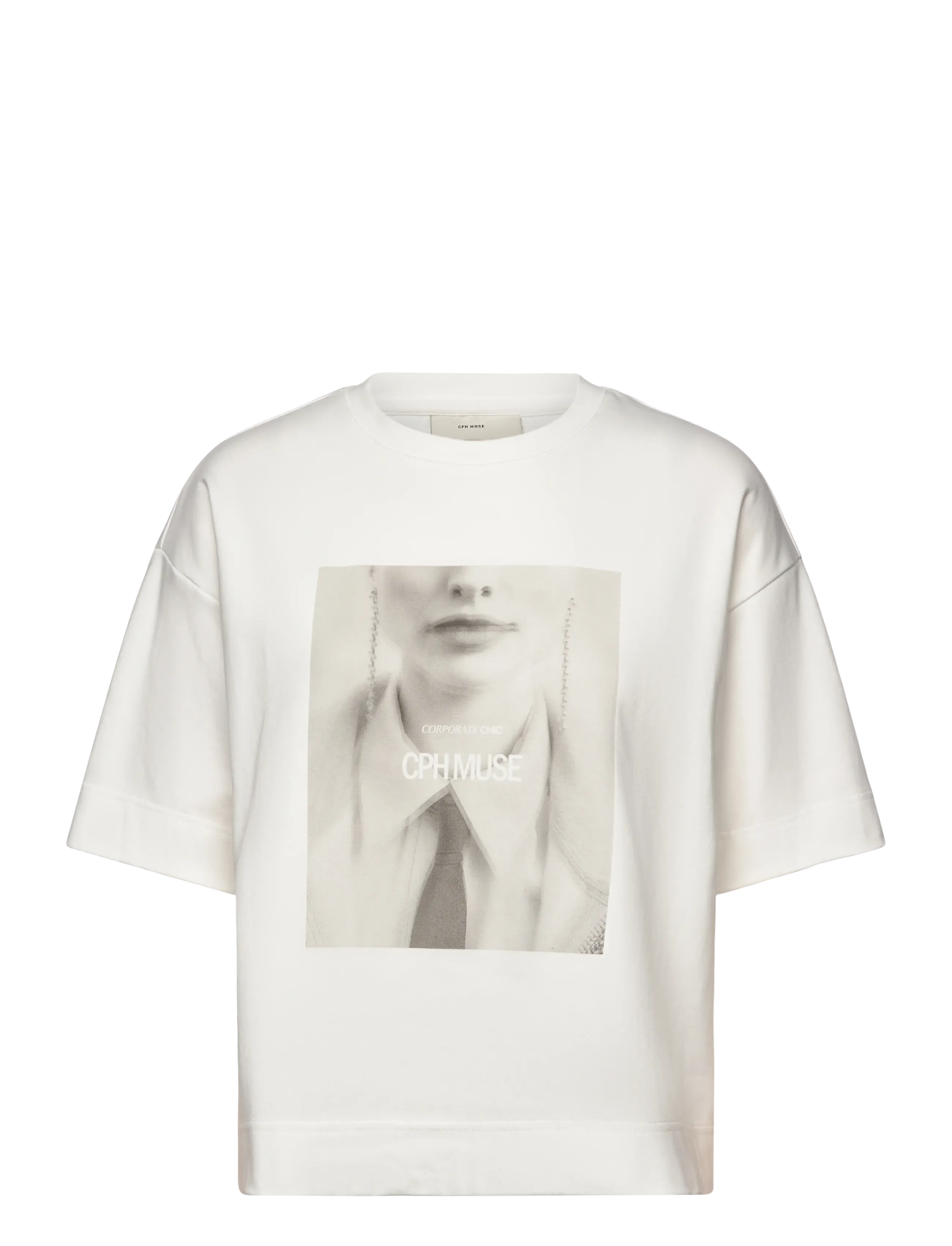 COPENHAGEN MUSE Cmmuse-Tee Weiß - L - Damen