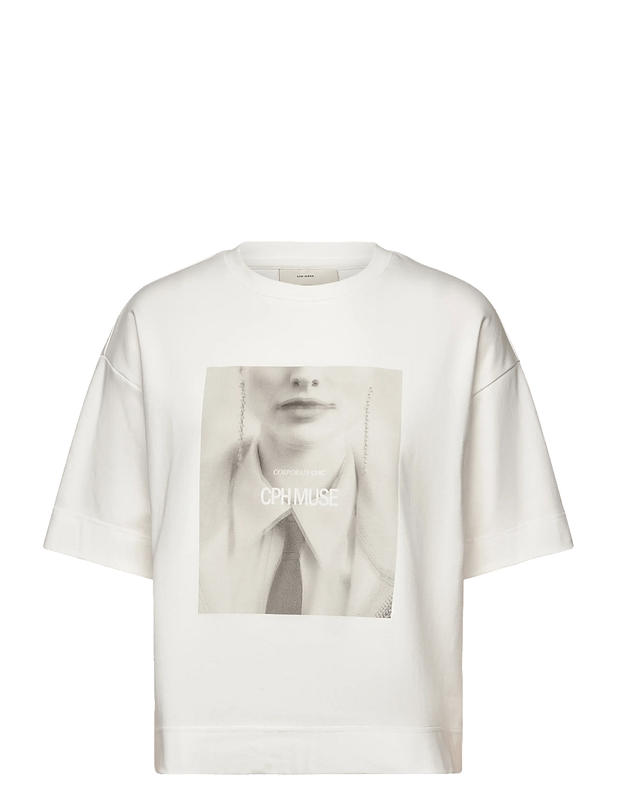 Copenhagen Muse - CMMUSE-TEE - t-shirts - jet stream - 1