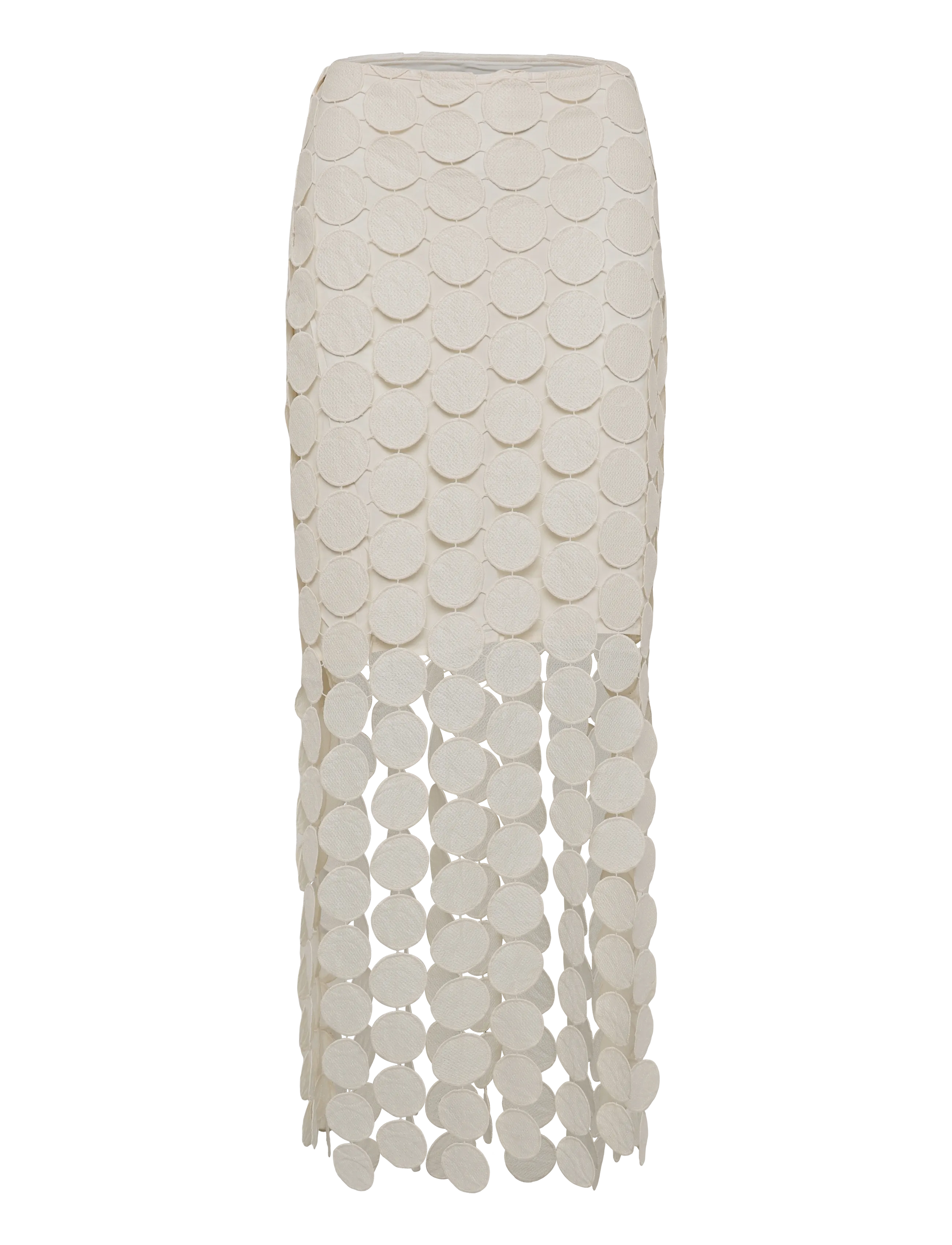 Copenhagen Muse CMTHEA-SKIRT - Midi-Röcke - JET STREAM / cream