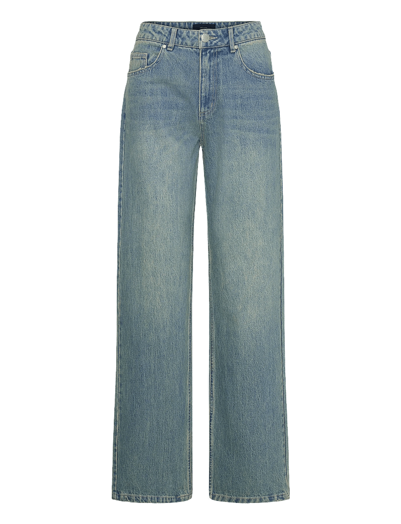 Copenhagen Muse - CMJEANNE-PANTS - brede jeans - medium dirty washed denim - 1