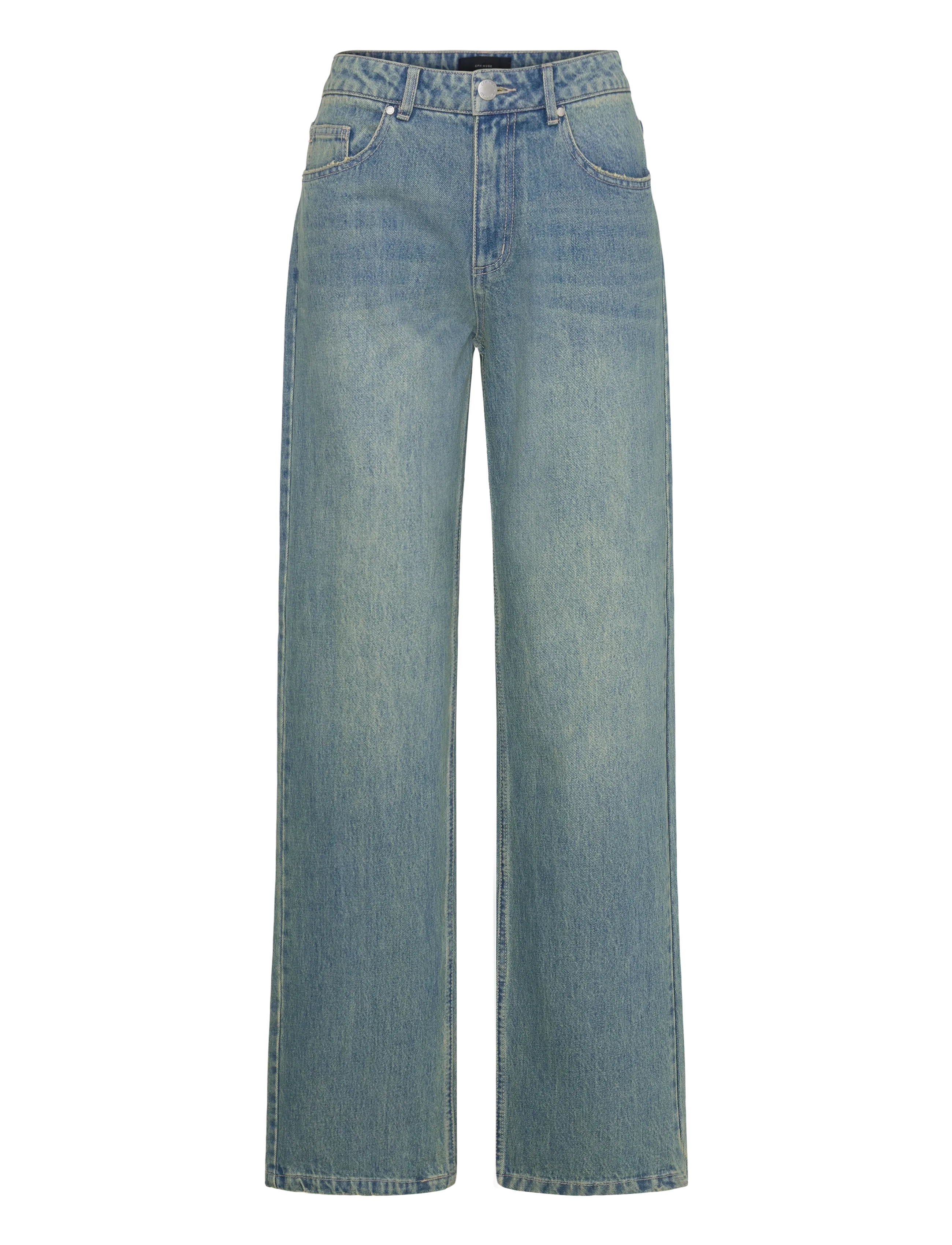 Copenhagen Muse CMJEANNE-PANTS - Teksad - MEDIUM DIRTY WASHED DENIM / blue