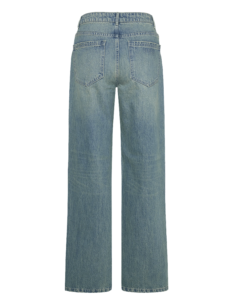 Copenhagen Muse - CMJEANNE-PANTS - brede jeans - medium dirty washed denim - 2
