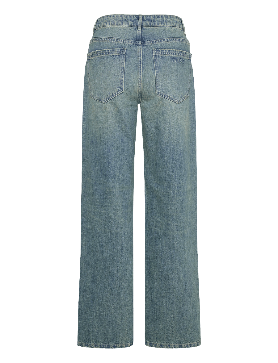 Copenhagen Muse - CMJEANNE-PANTS - pantalons larges - medium dirty washed denim - 2