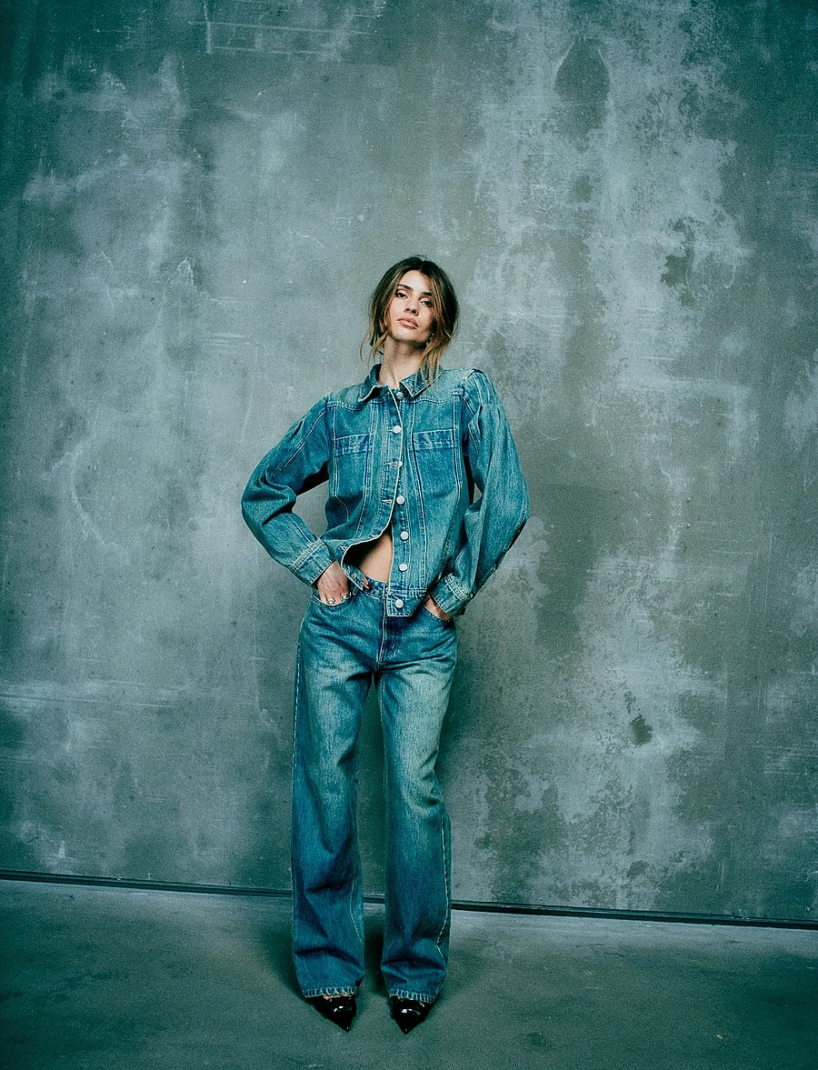 Copenhagen Muse - CMJEANNE-PANTS - pantalons larges - medium dirty washed denim - 3