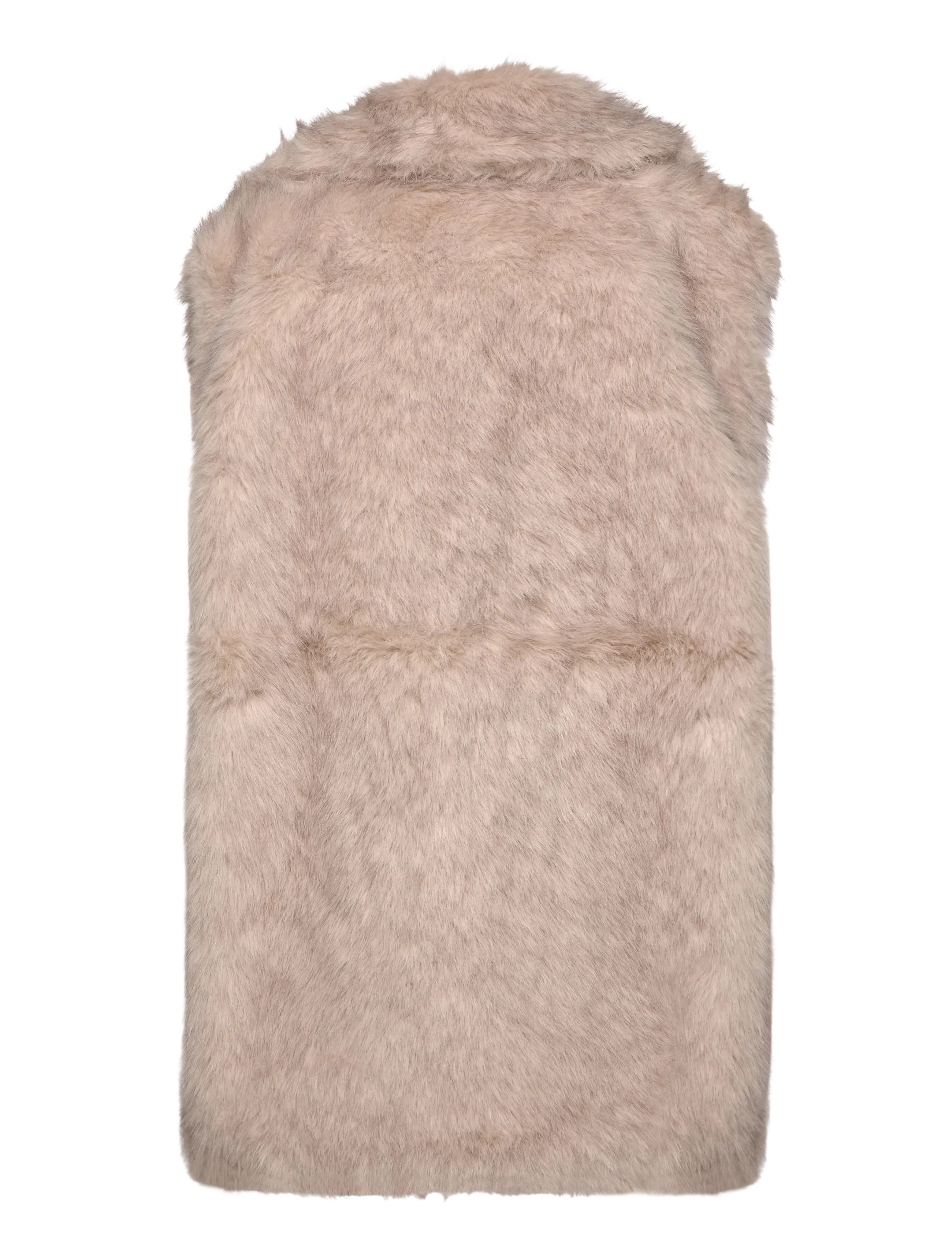 Copenhagen Muse - CMPLUSHY-WAISTCOAT - kunstkarusnahk - peyote melange - 2