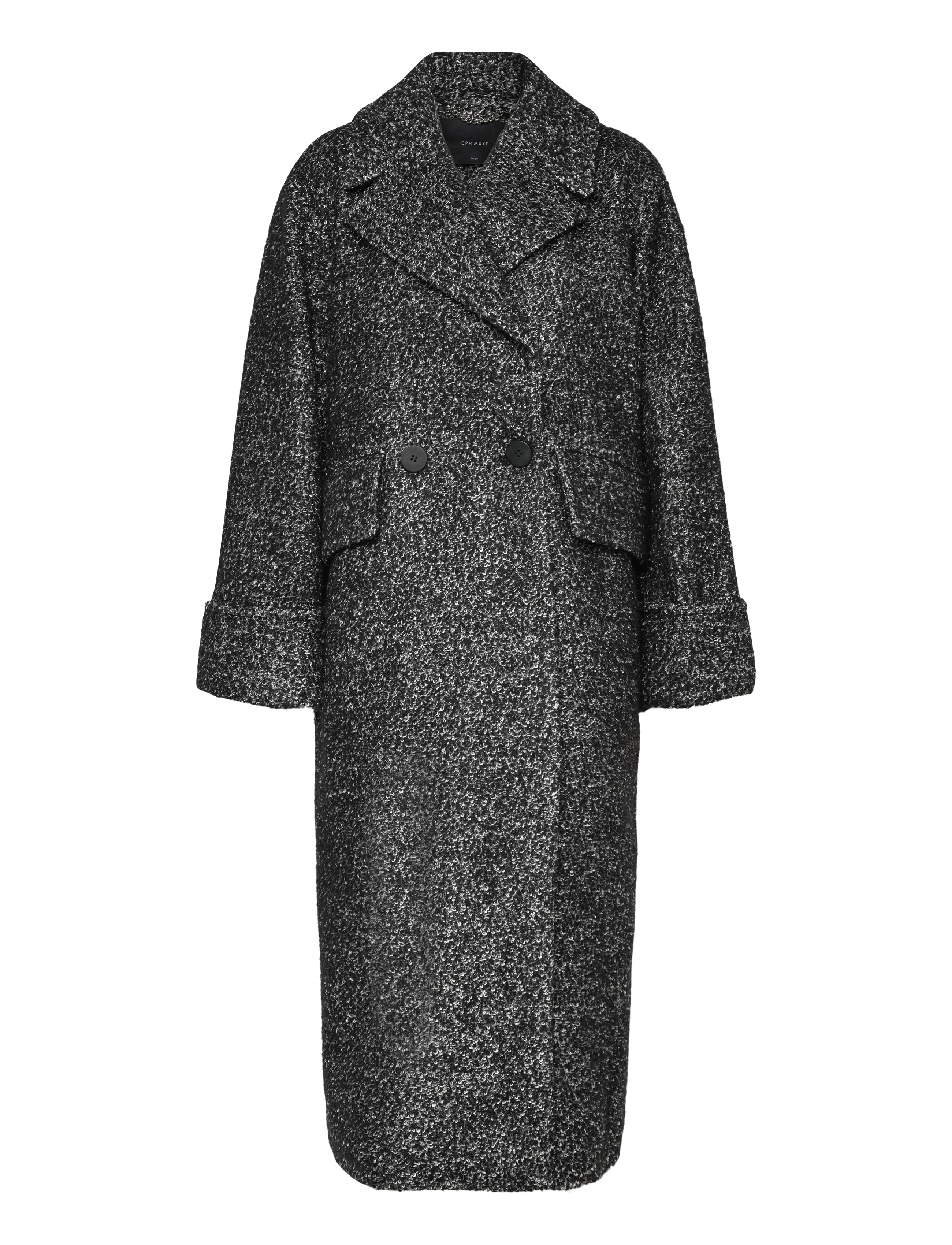 Copenhagen Muse CMZAG-COAT - Kappor - BLACK / grey