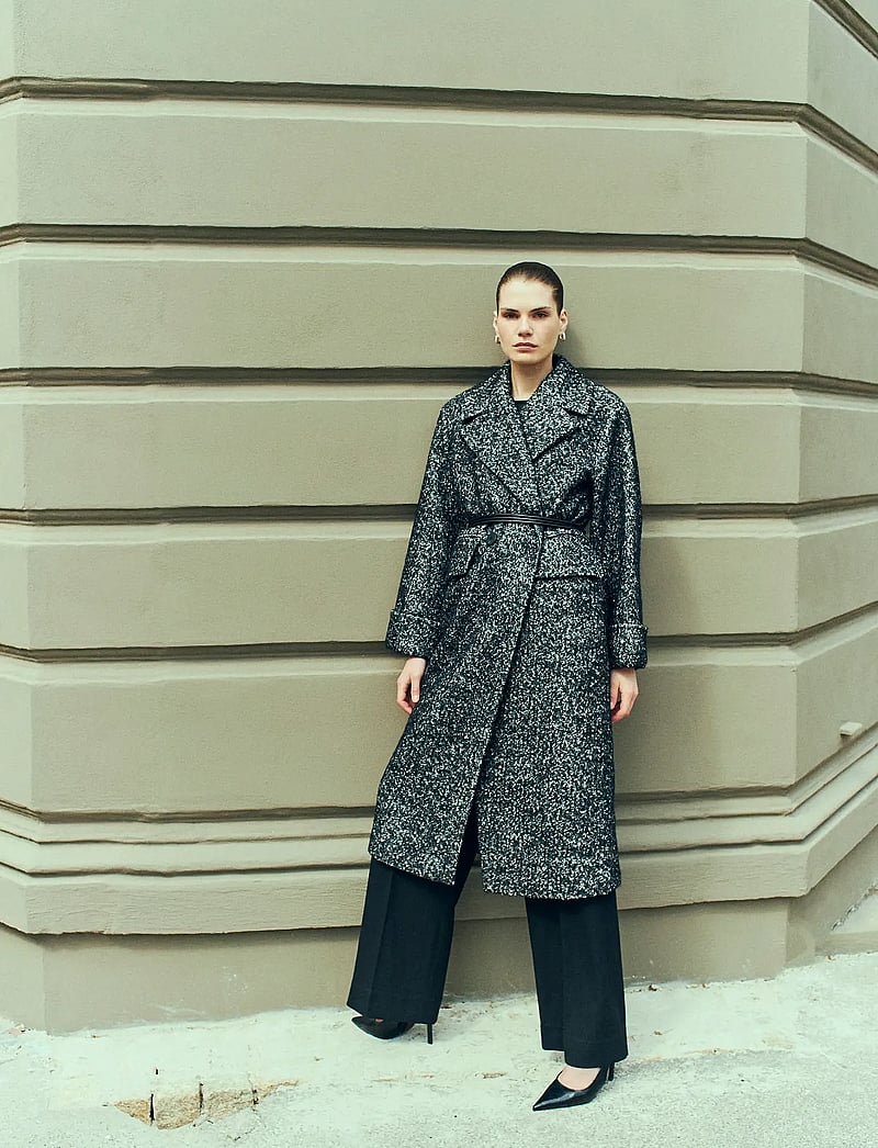 Copenhagen Muse - CMZAG-COAT - uldfrakker - black - 3