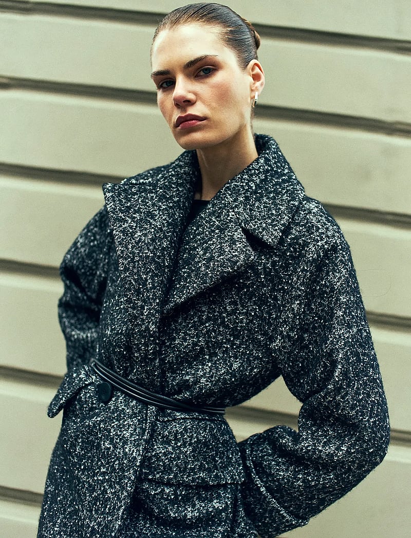 Copenhagen Muse - CMZAG-COAT - uldfrakker - black - 4