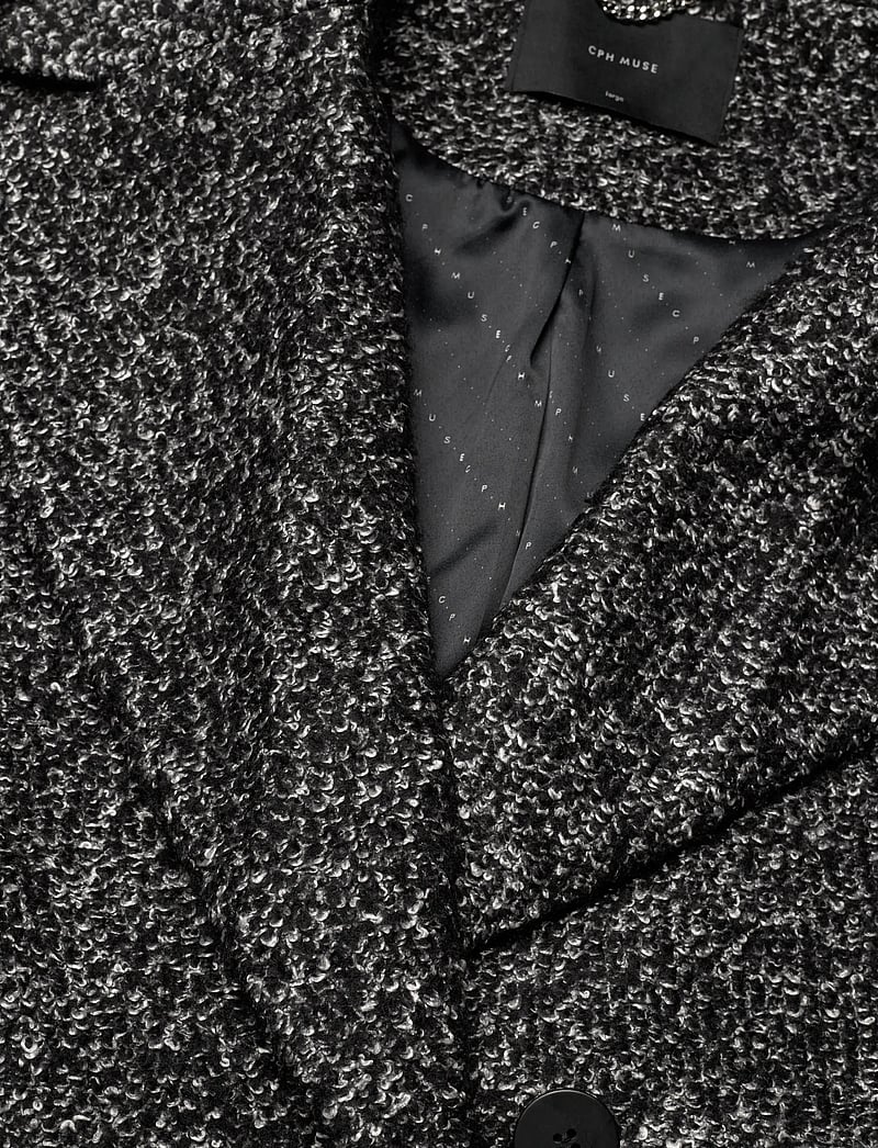 Copenhagen Muse - CMZAG-COAT - uldfrakker - black - 5