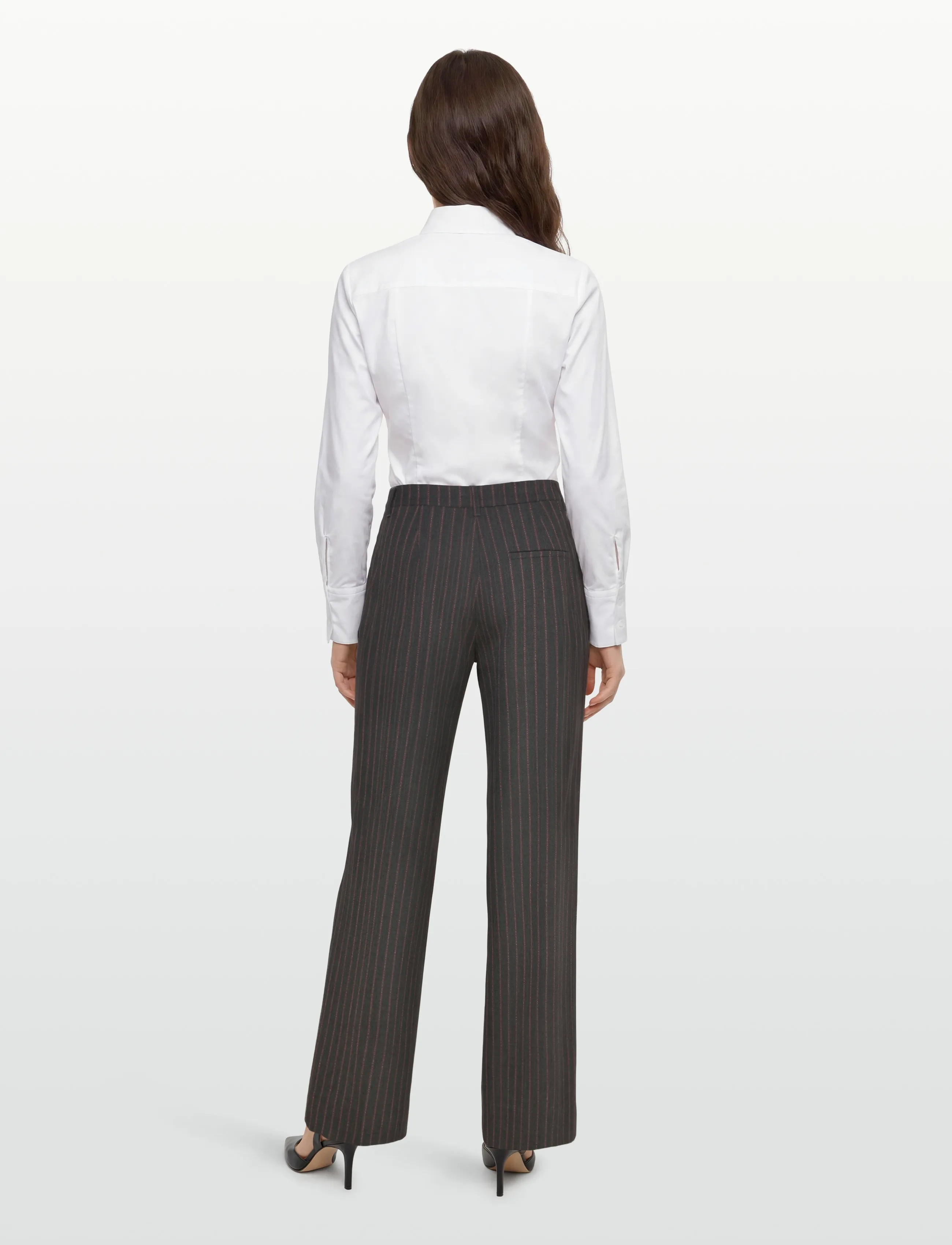 Copenhagen Mu Cmtailor-Pants Is A Pair Of High-Waisted Pants In The Iconic Tailor Material Wit kostymbyxor dam – bild 3