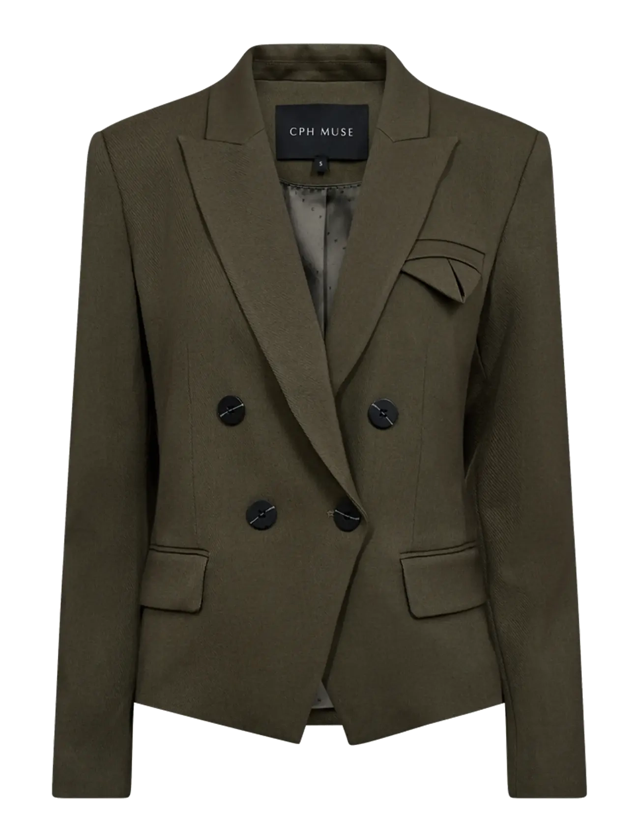 Copenhagen Muse CMTAILOR-BLAZER - Blazers - IVY GREEN MELANGE / khaki/green