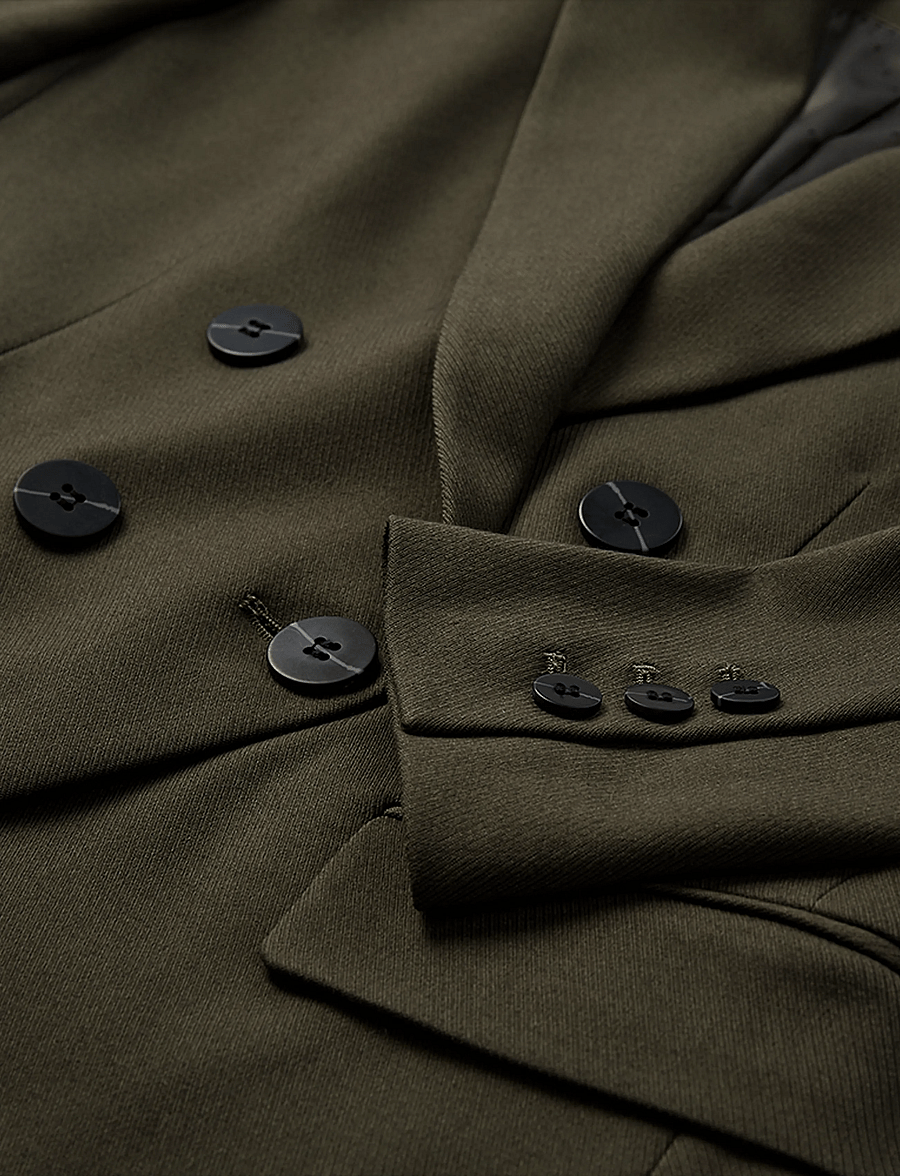 Copenhagen Muse - CMTAILOR-BLAZER - kaherealised pintsakud - ivy green melange - 2