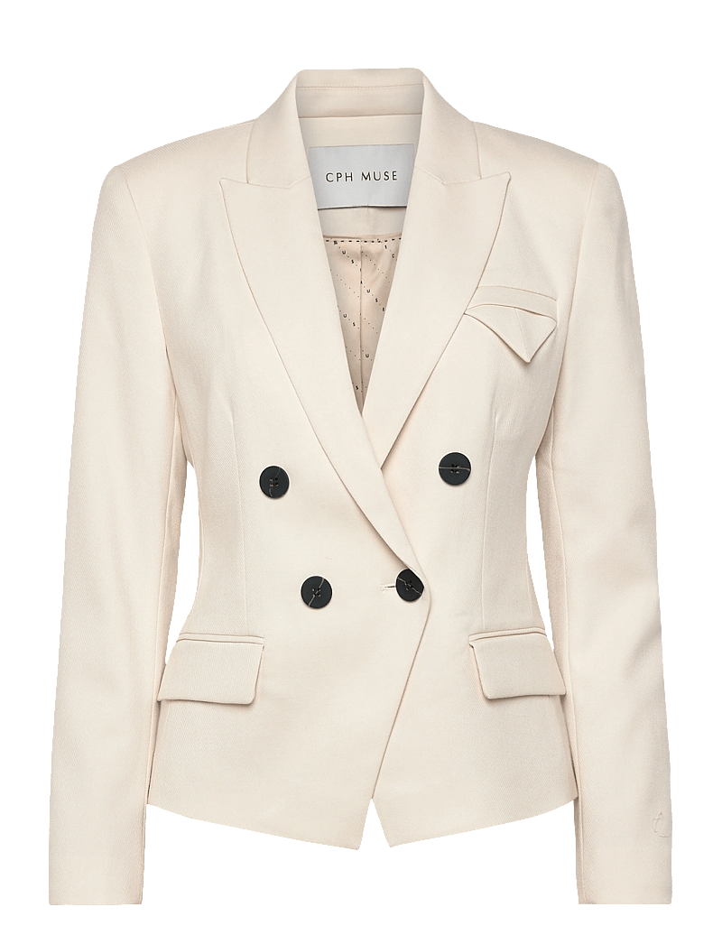 Copenhagen Muse - CMTAILOR-BLAZER - dobbeltradede blazere - jet stream - 1