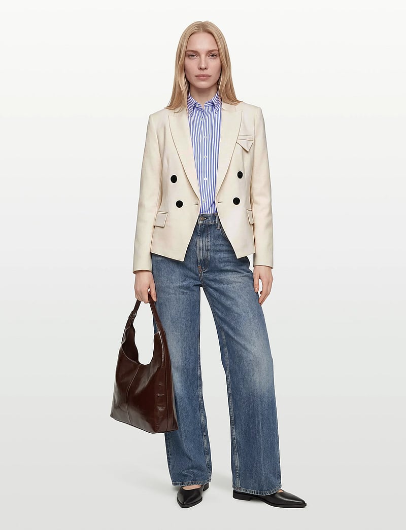 Copenhagen Muse - CMTAILOR-BLAZER - dobbeltradede blazere - jet stream - 0