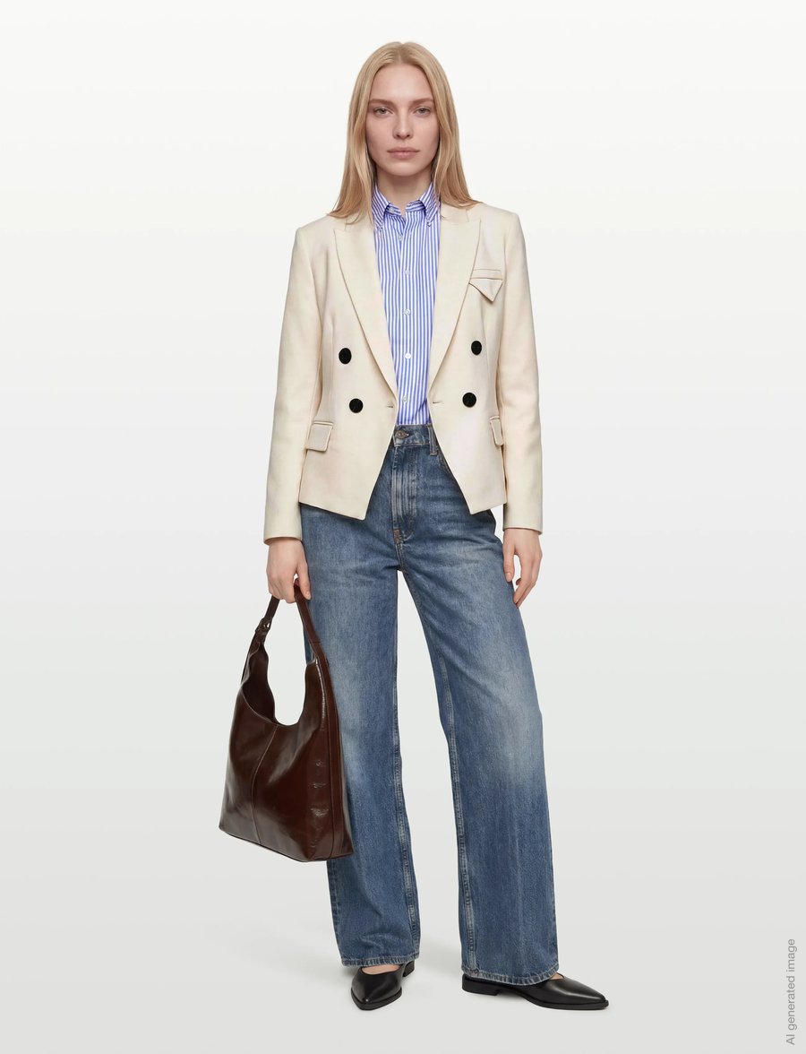 Copenhagen Muse - CMTAILOR-BLAZER - marynarki z podwójnym zapięciem - jet stream - 0