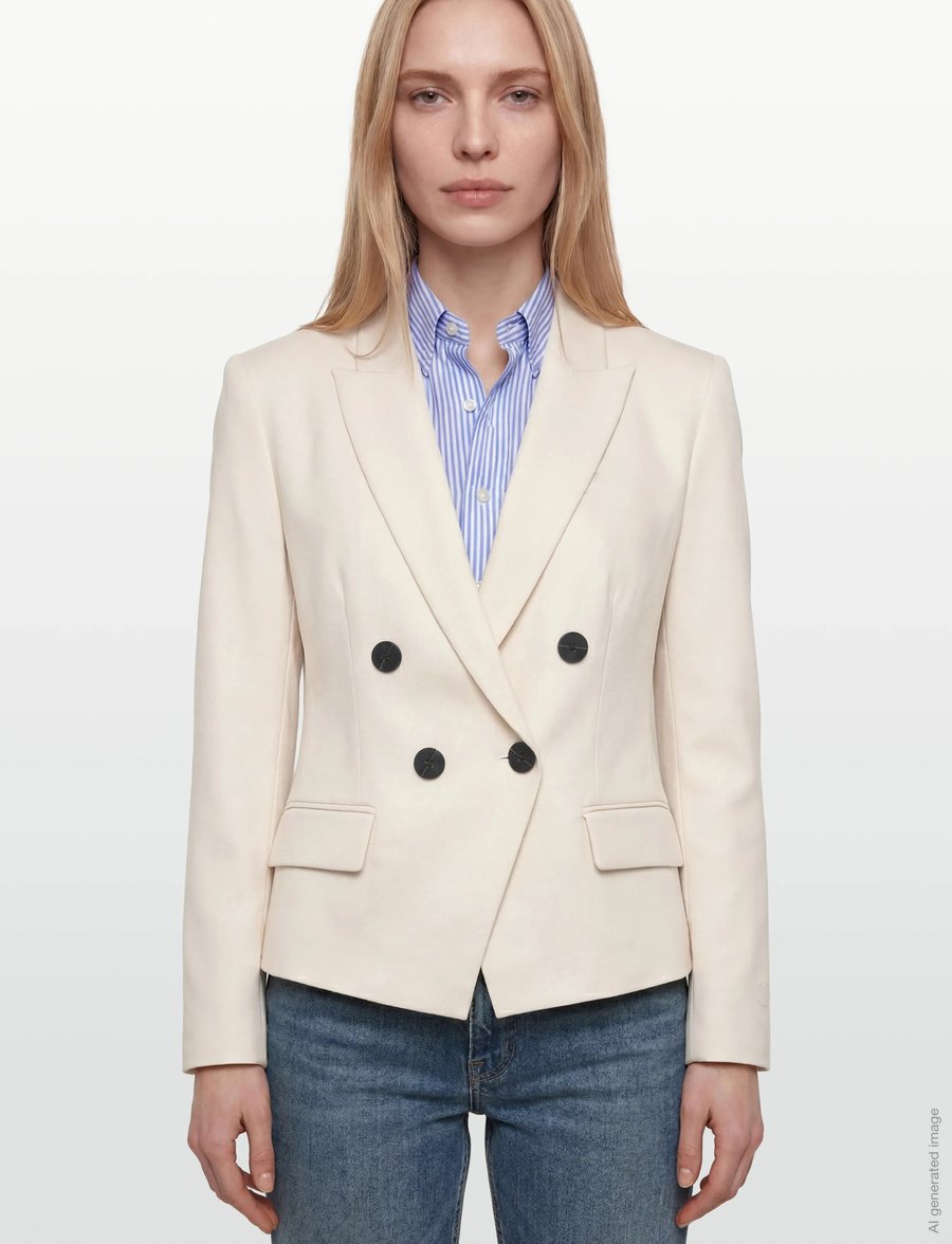 Copenhagen Muse - CMTAILOR-BLAZER - marynarki z podwójnym zapięciem - jet stream - 3