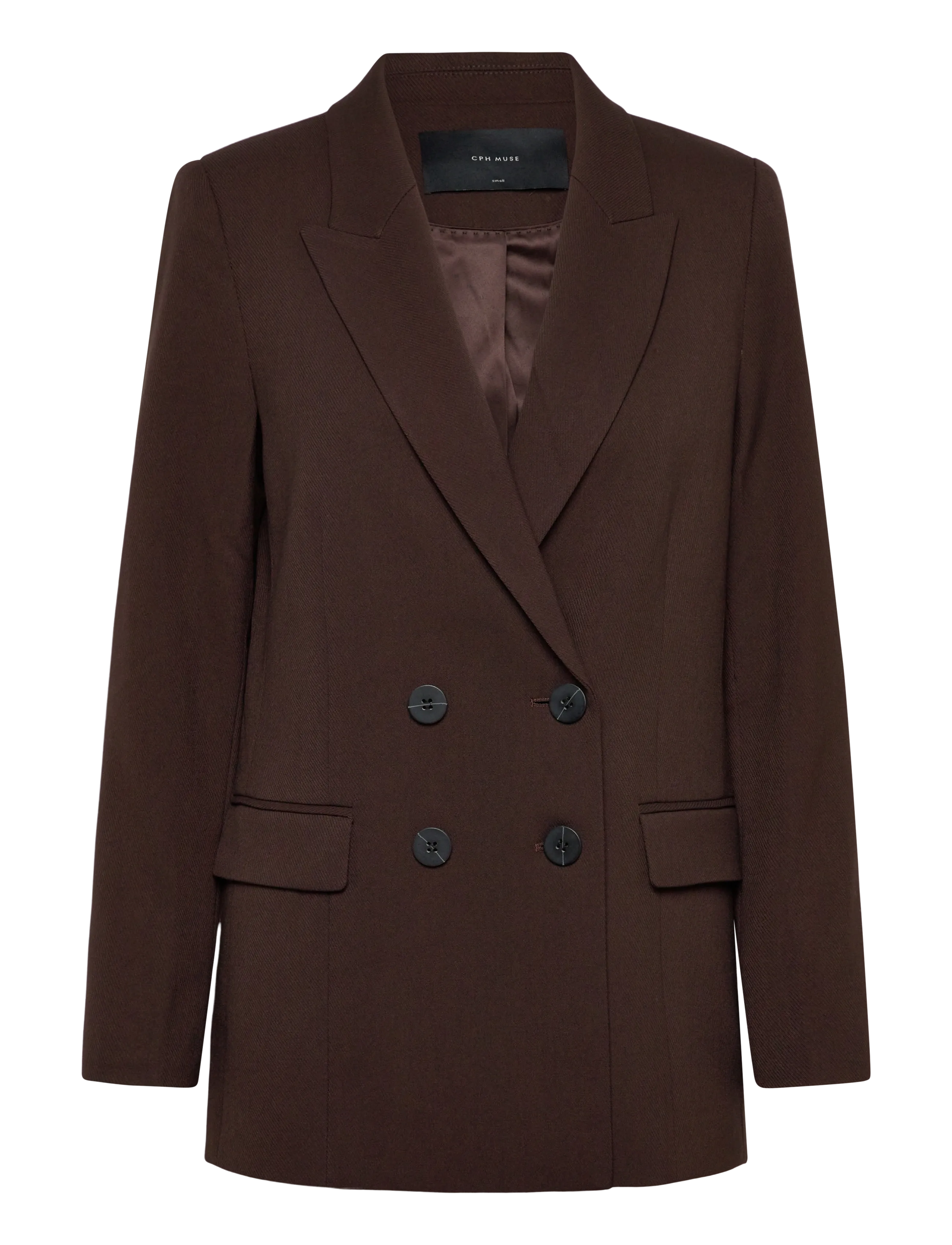 Copenhagen Muse CMTAILOR-BLAZER - Dobbeltradede blazere - MOLE / brown