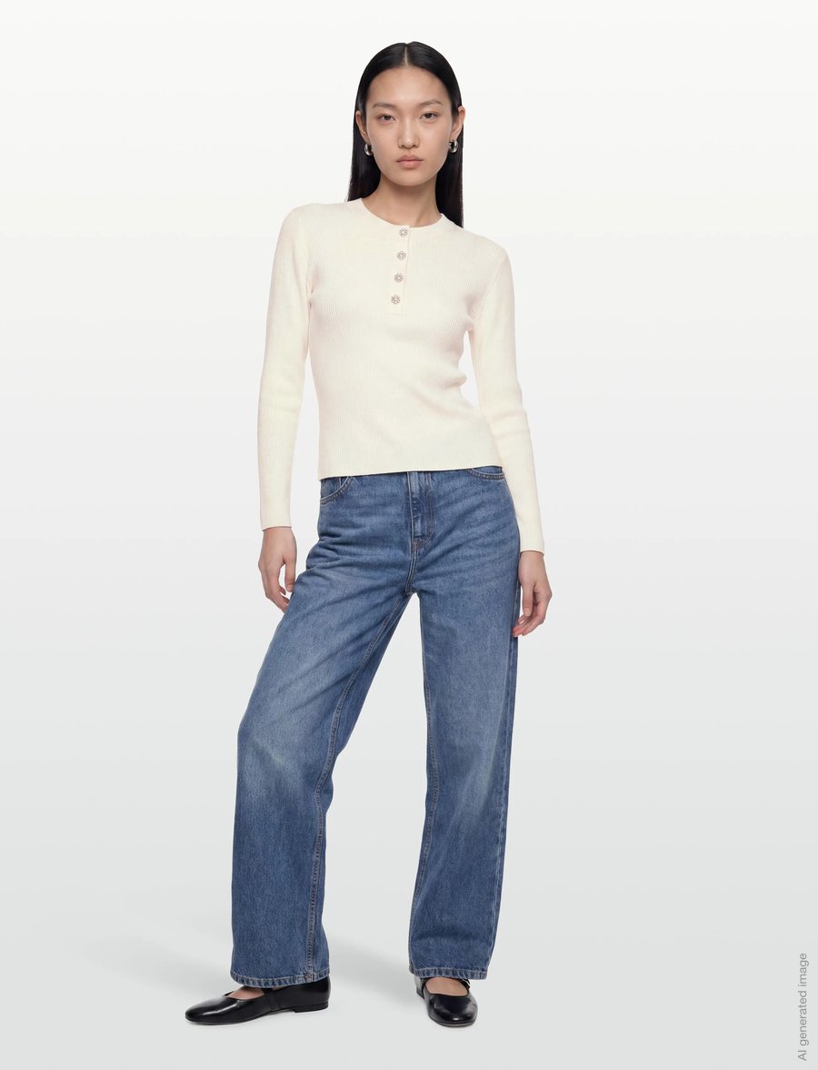 Copenhagen Muse - CMVERAN-PULLOVER - gebreide truien - jet stream - 0